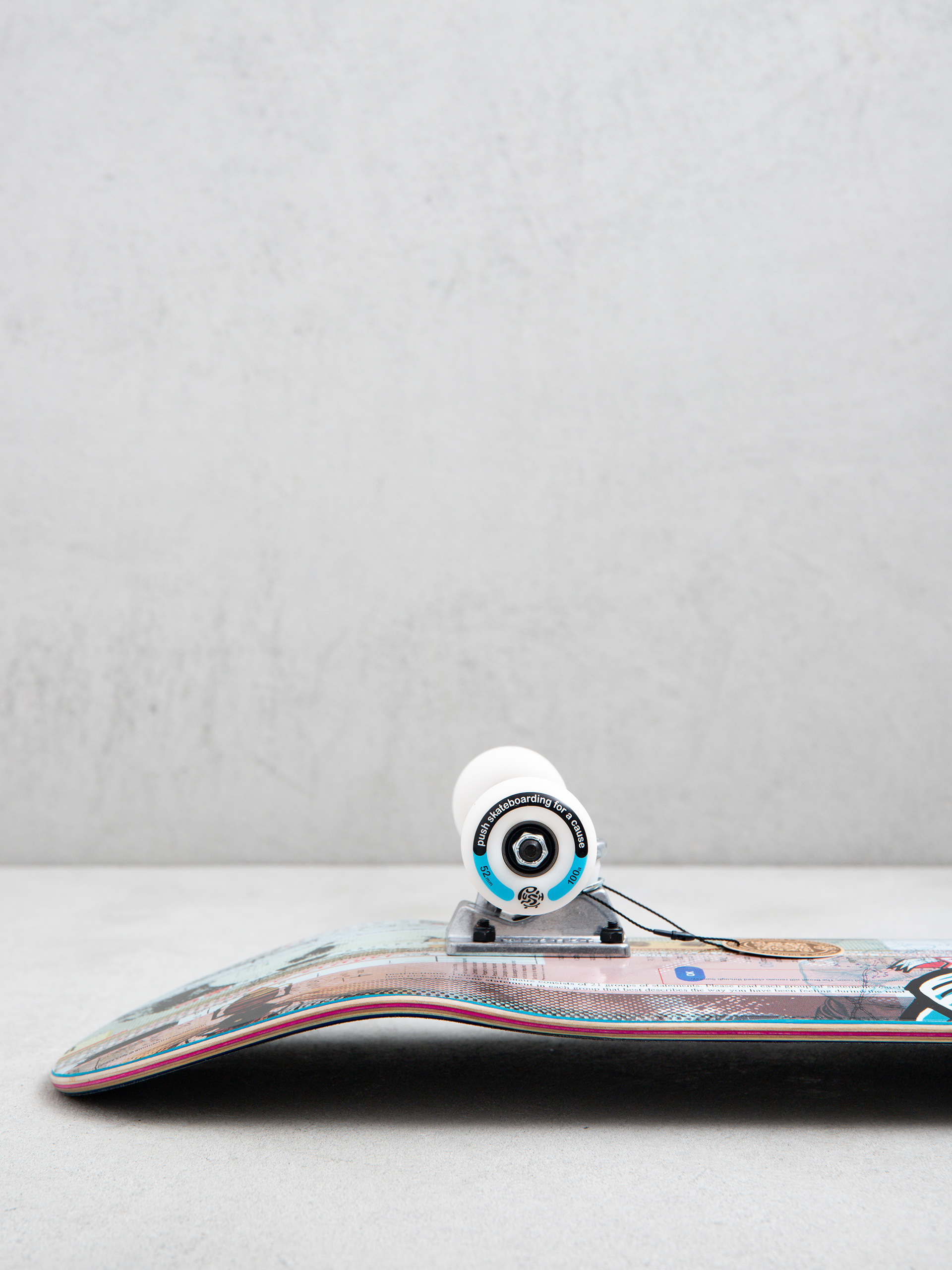 Skateboard Push Andy Jenkins Guest (teal)