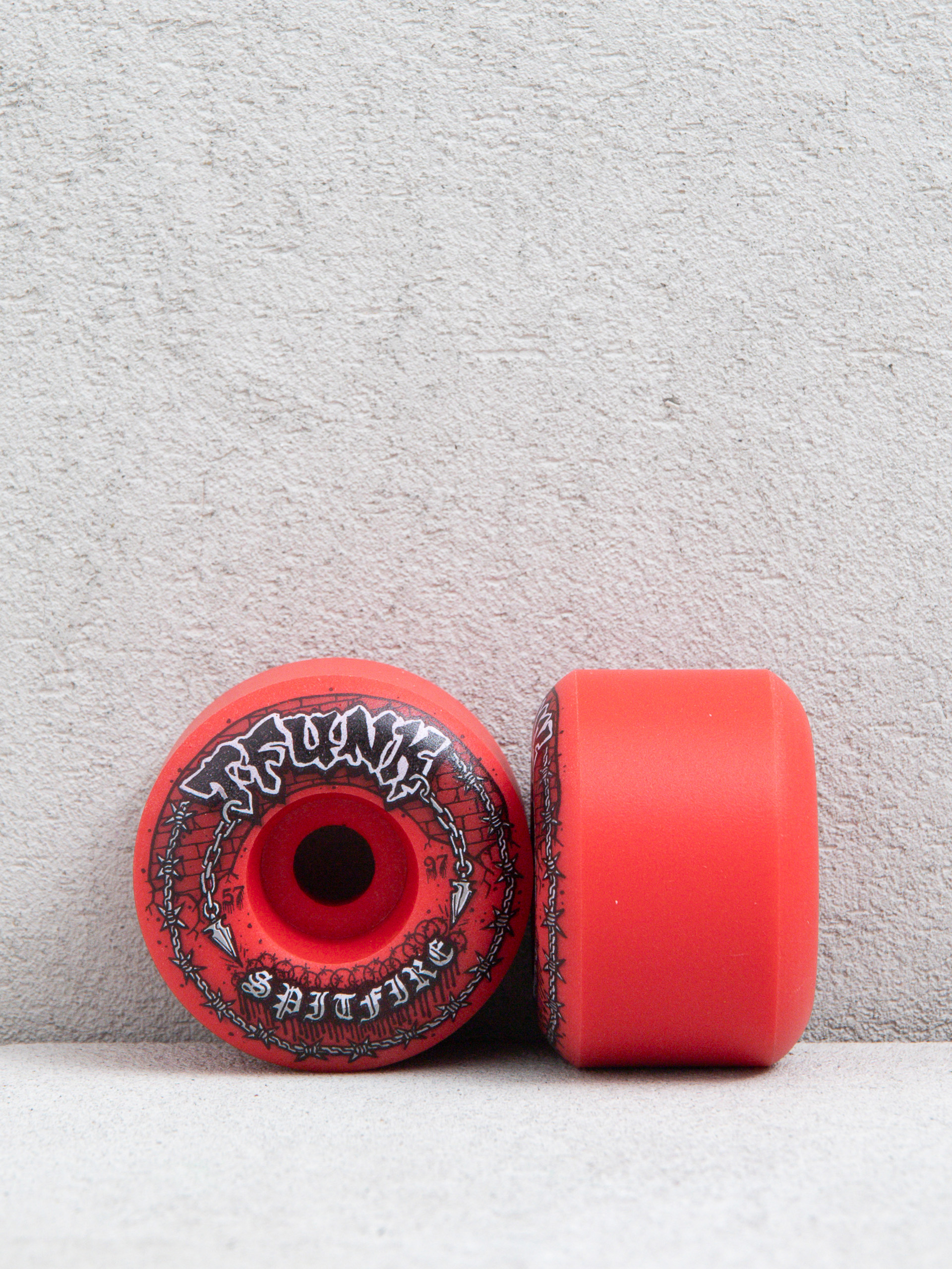 Kolečka Spitfire F4 97D T Funk Raw Radial Full (red)