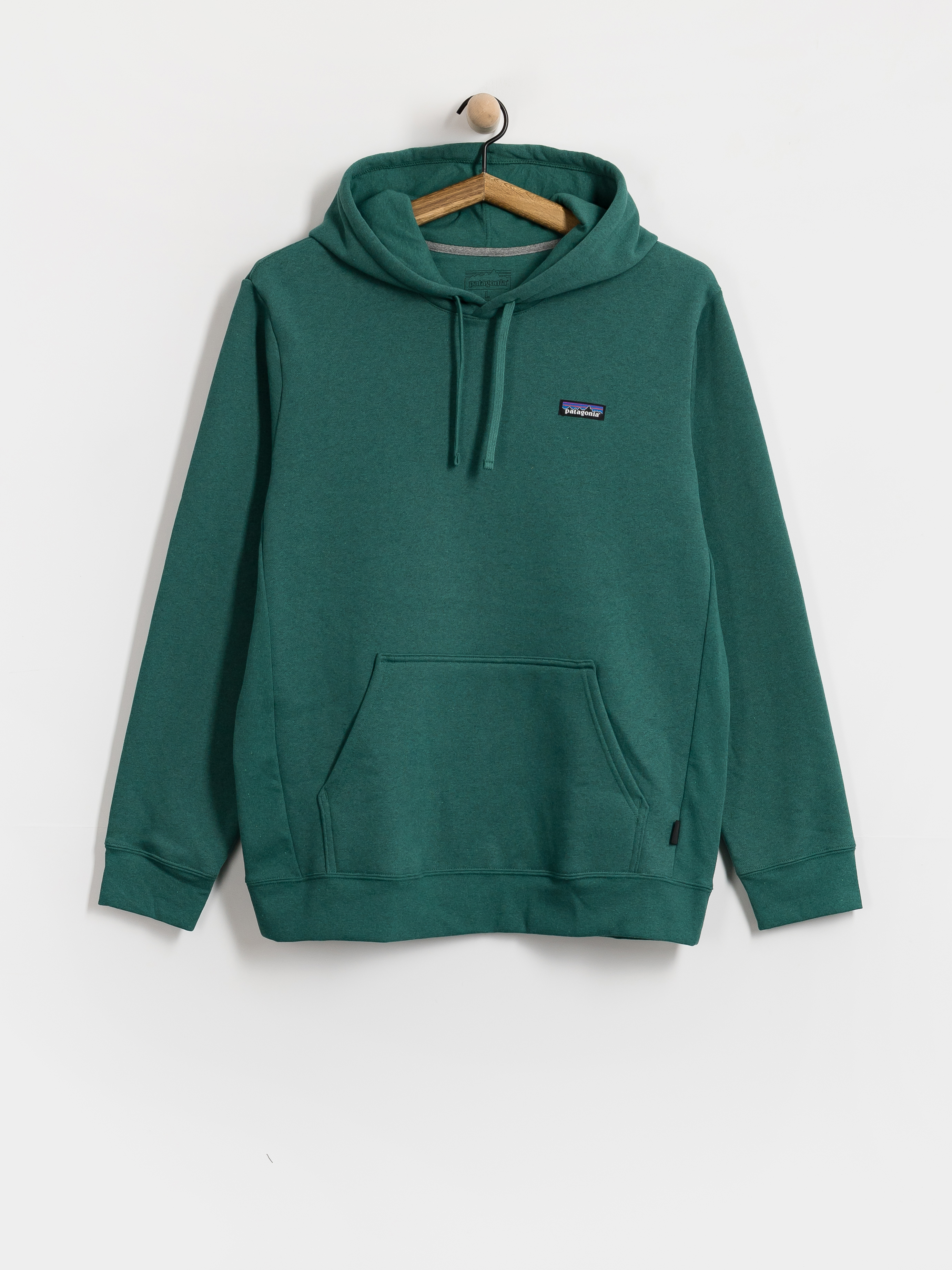 Mikina s kapucí Patagonia P 6 Label Uprisal HD (gem green)