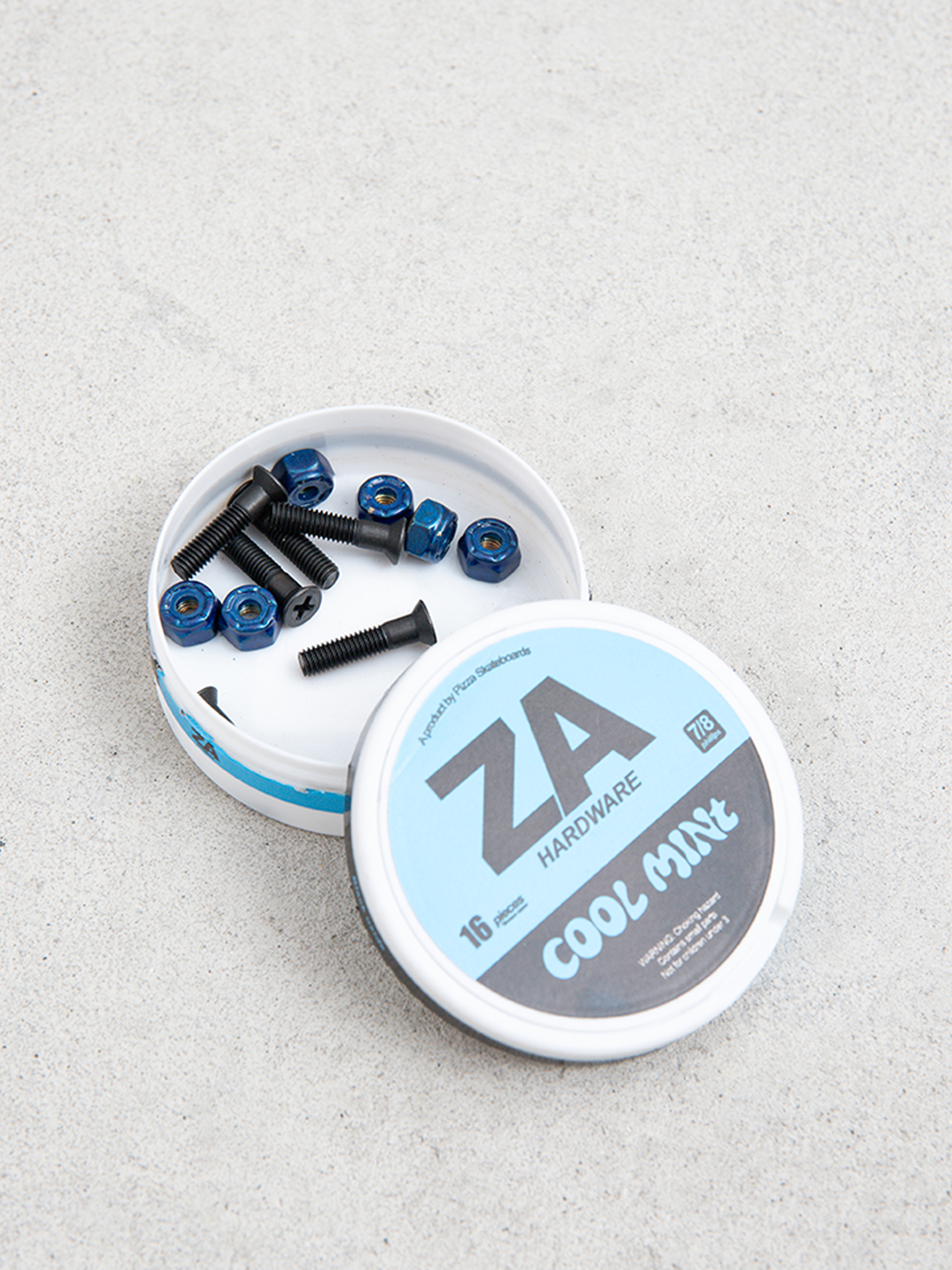 Šroubky Pizza Skateboards Za Hardware (black/blue)