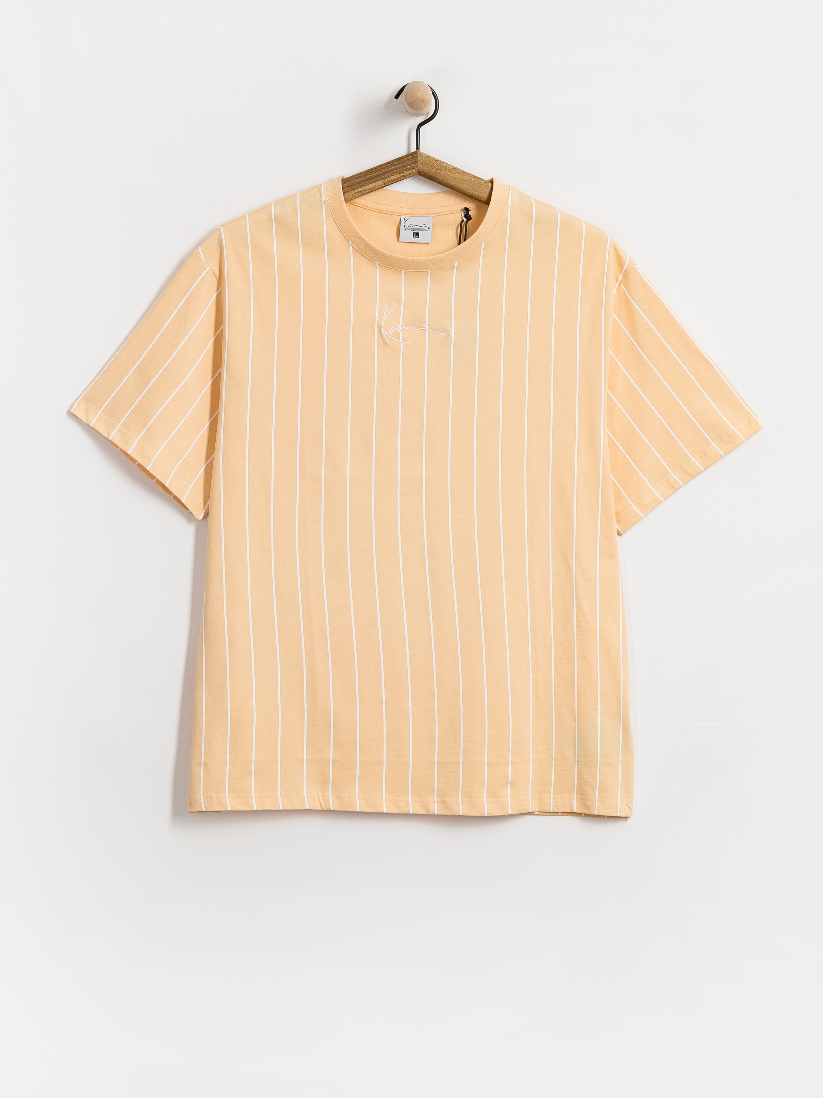 Tričko Karl Kani Small Signature Essential Pinstripe