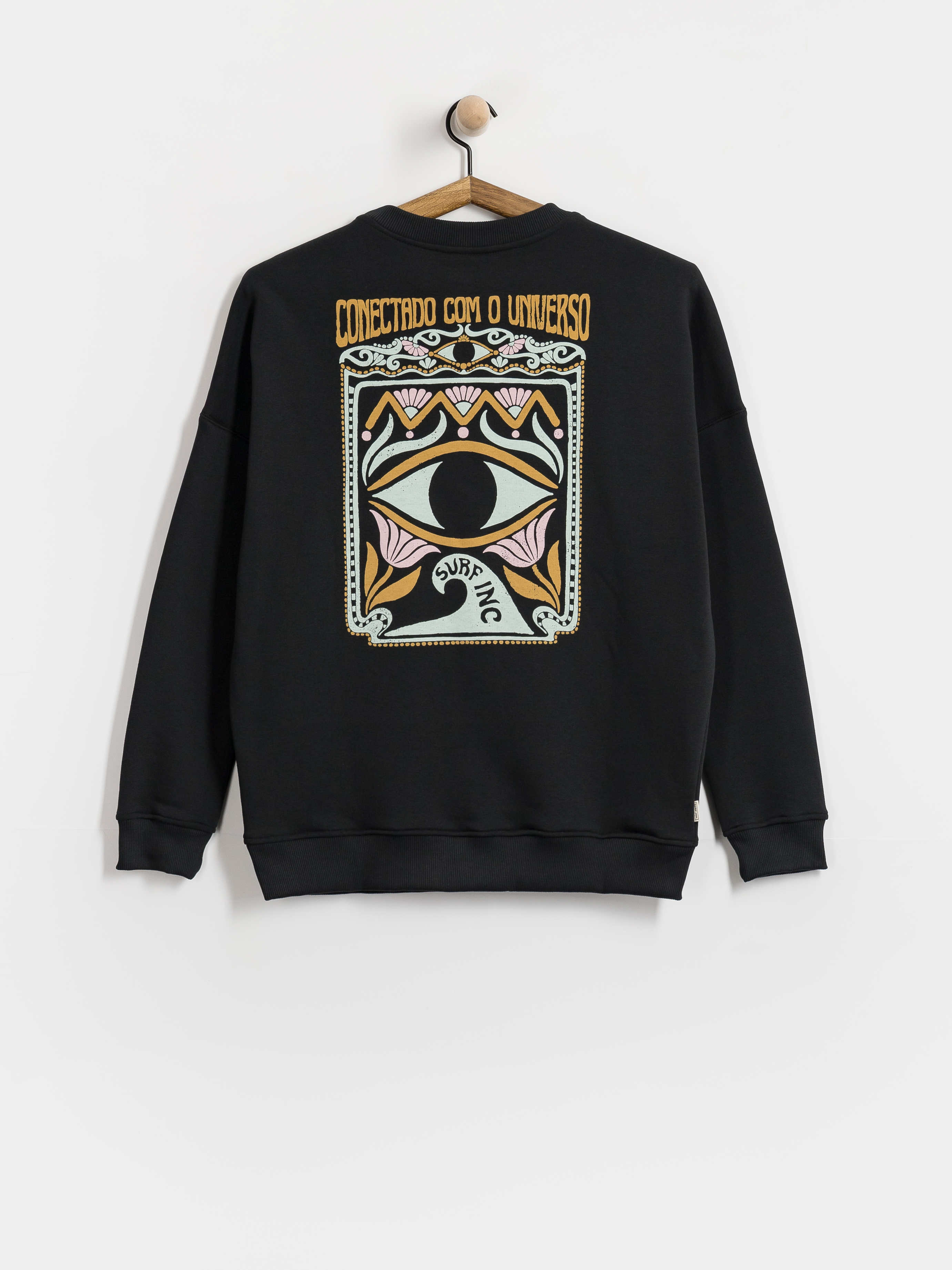 Mikina Surf Inc Conectado (acid black)