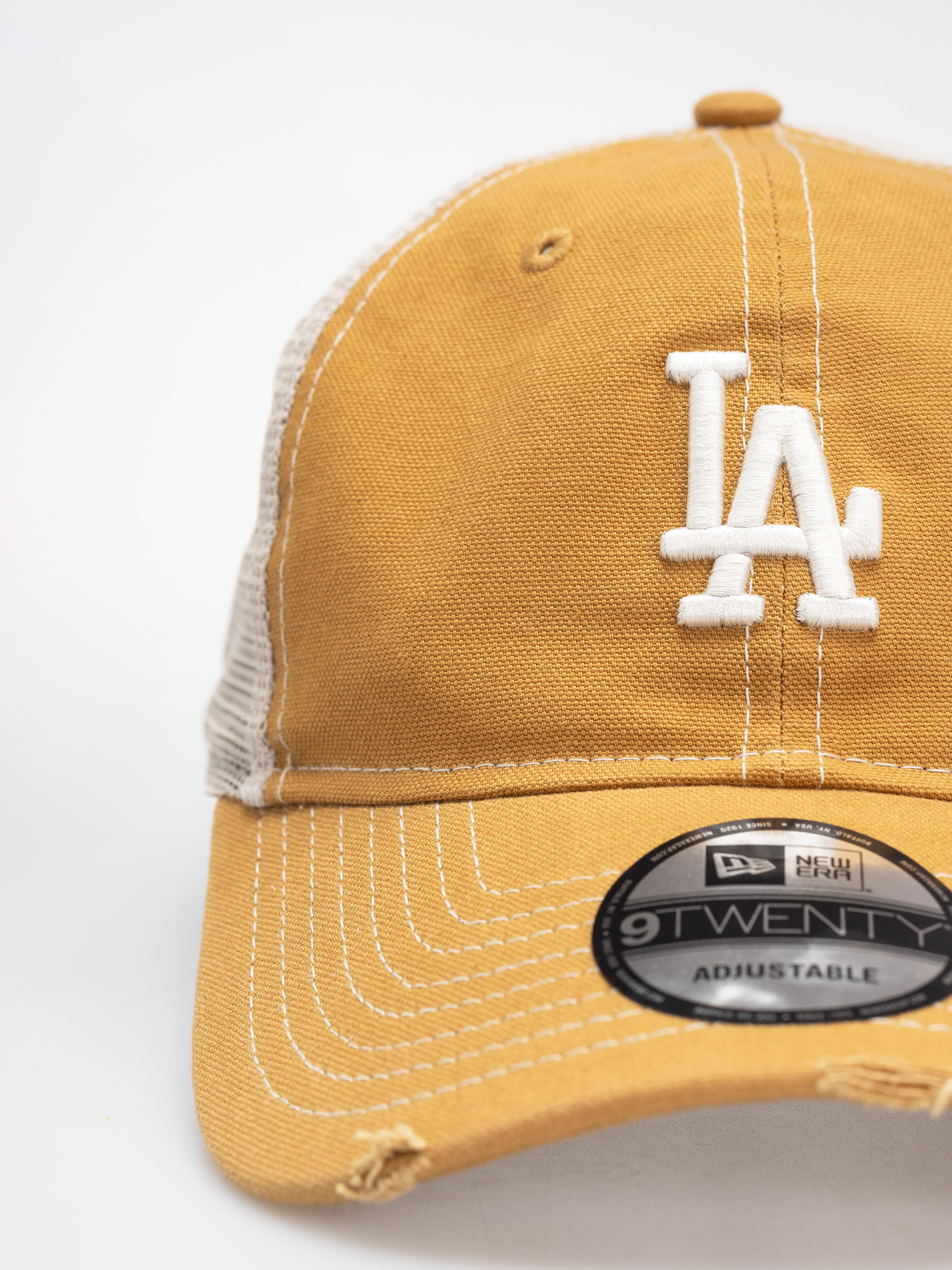 Kšiltovka  New Era Cotton Canv 9Twenty Trucker Los Angeles Dodgers (dark ochre)
