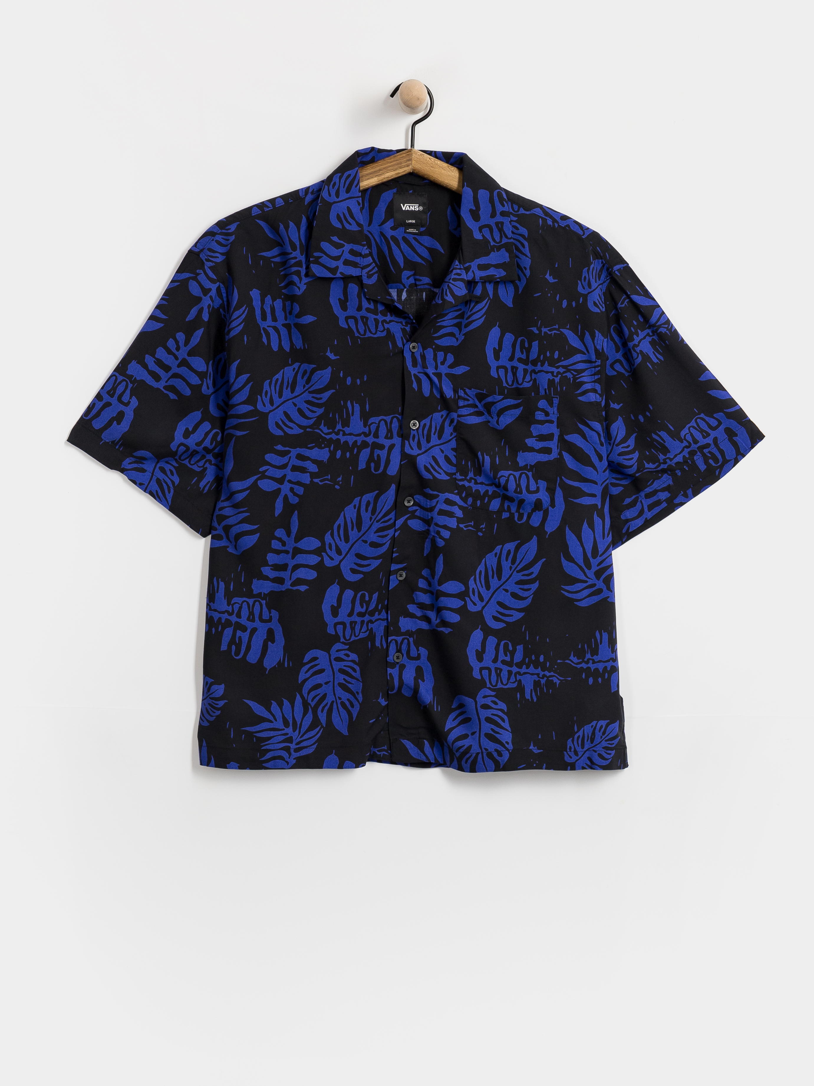 Košile Vans Van Doren Printed Camp (royal cobalt)