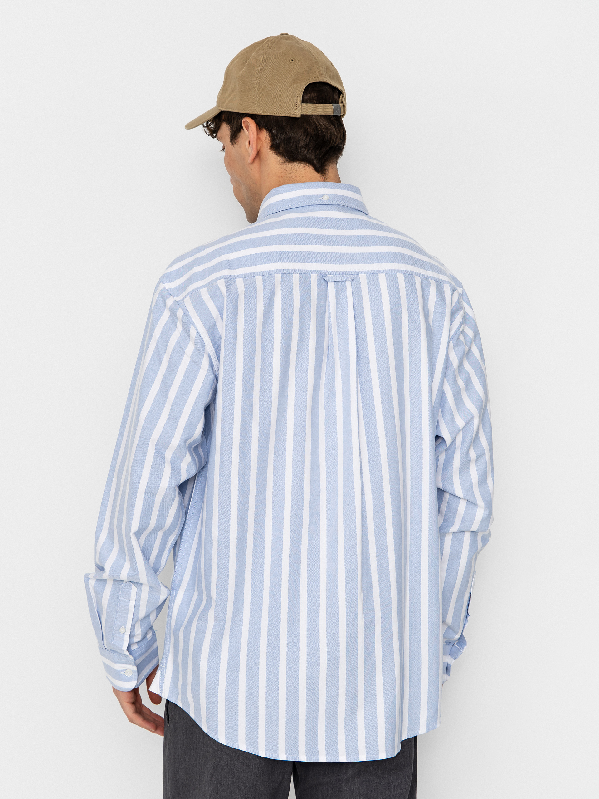 Košile Carhartt WIP Deven (deven stripe/bleach/white)