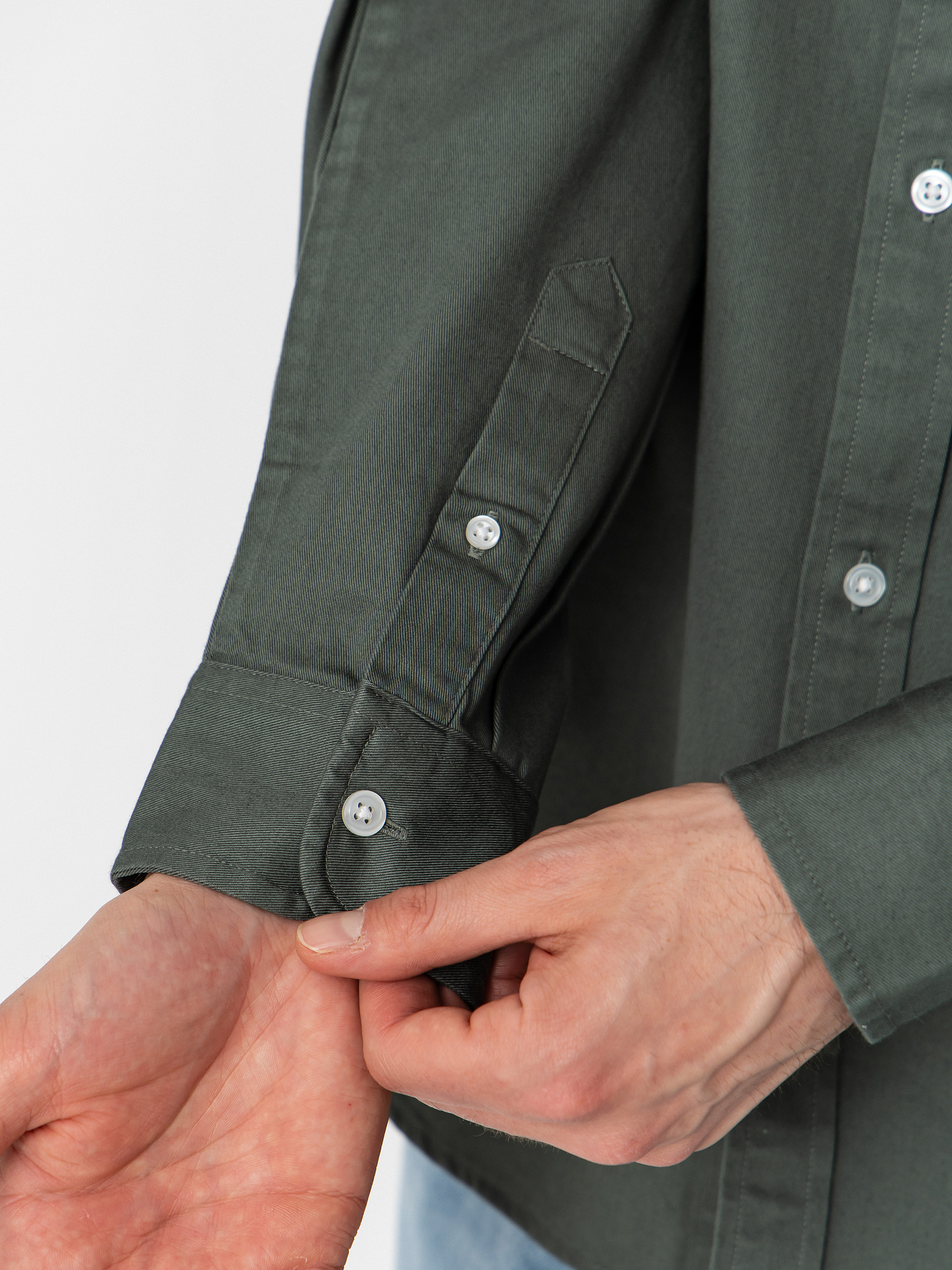 Košile Carhartt WIP Madison (velvet green/white)