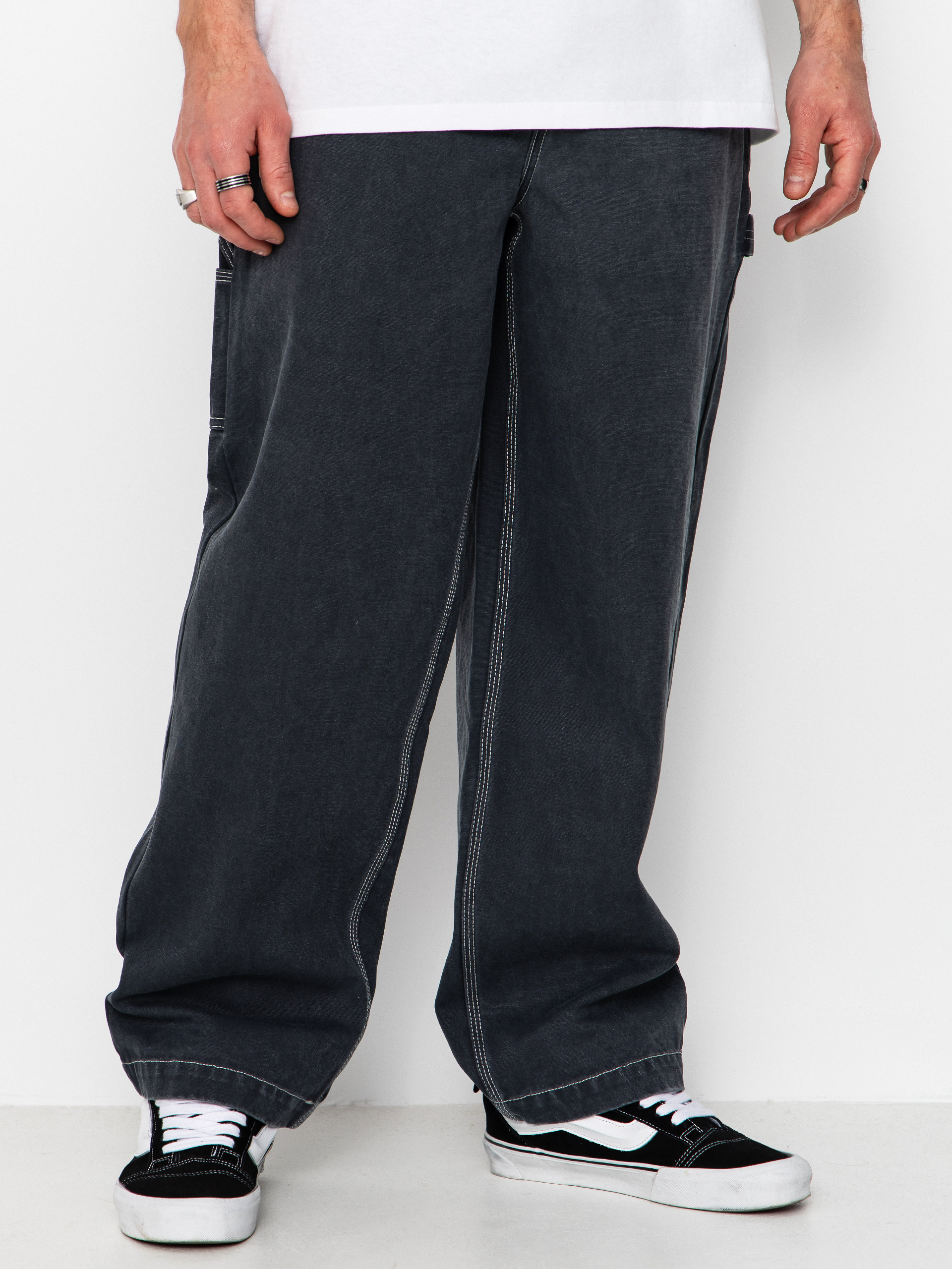 Kalhoty Quiksilver Mercury Straight Out (black)