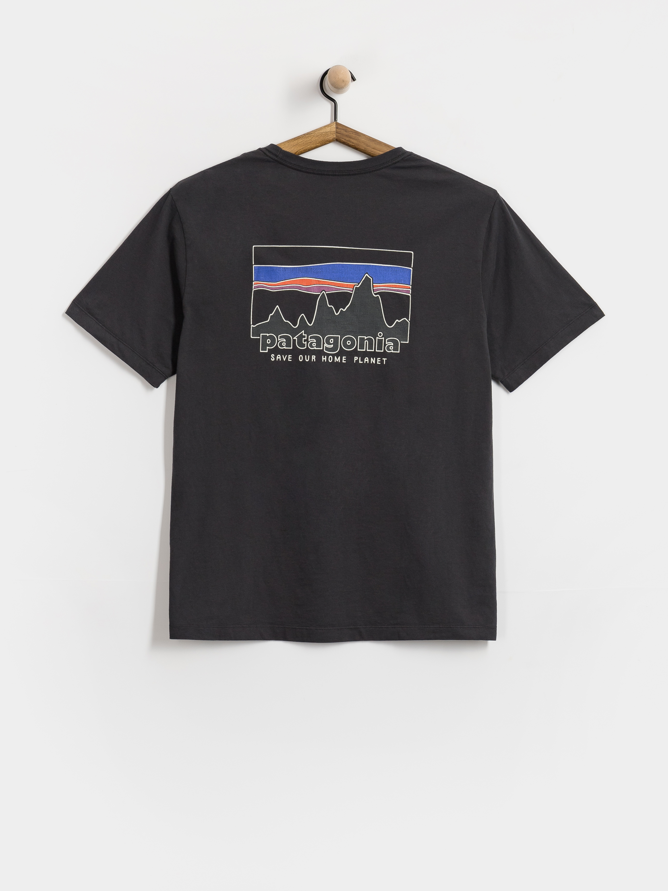 Tričko Patagonia 73 Skyline (ink black)