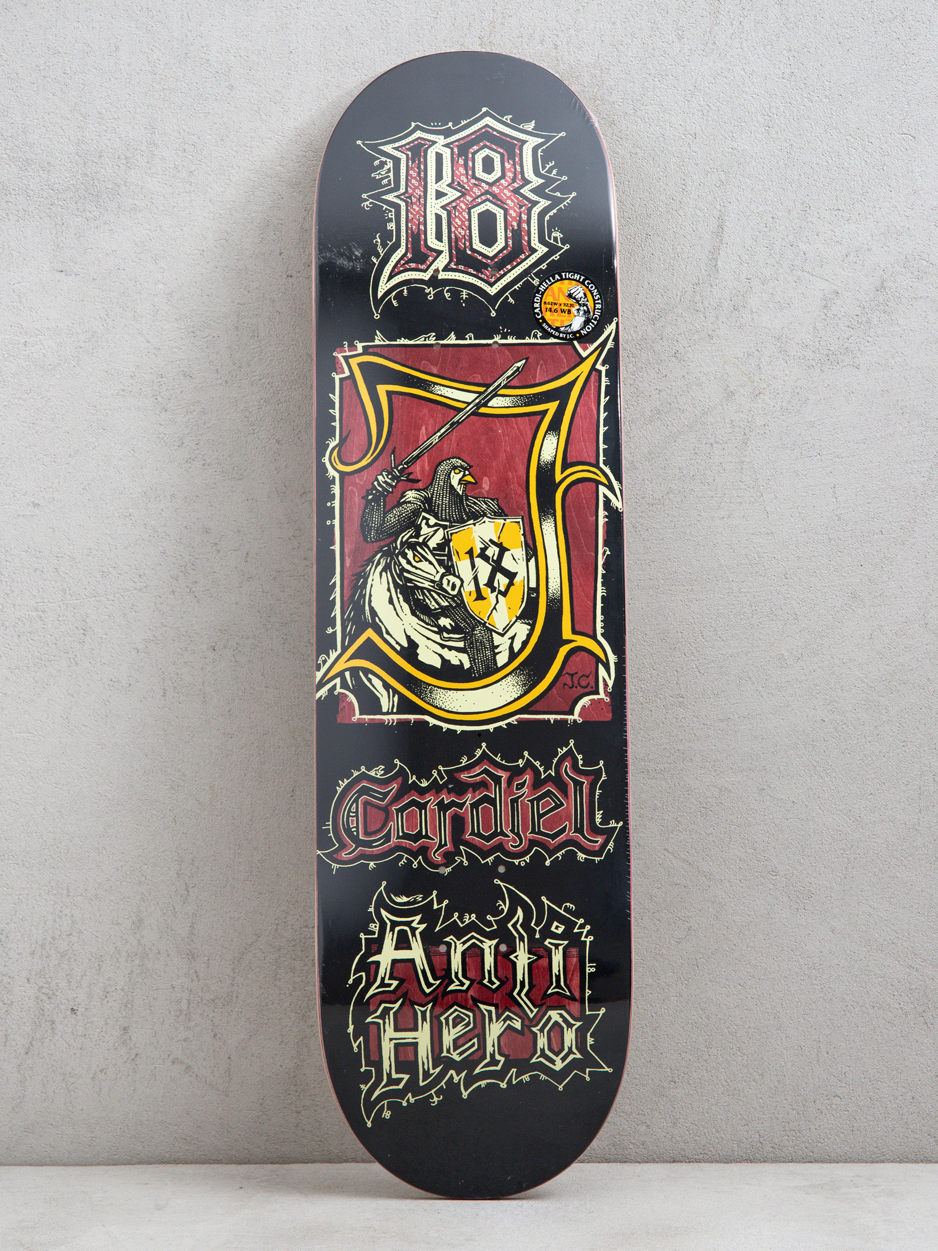 Deska Antihero Cardiel Medieval (black)