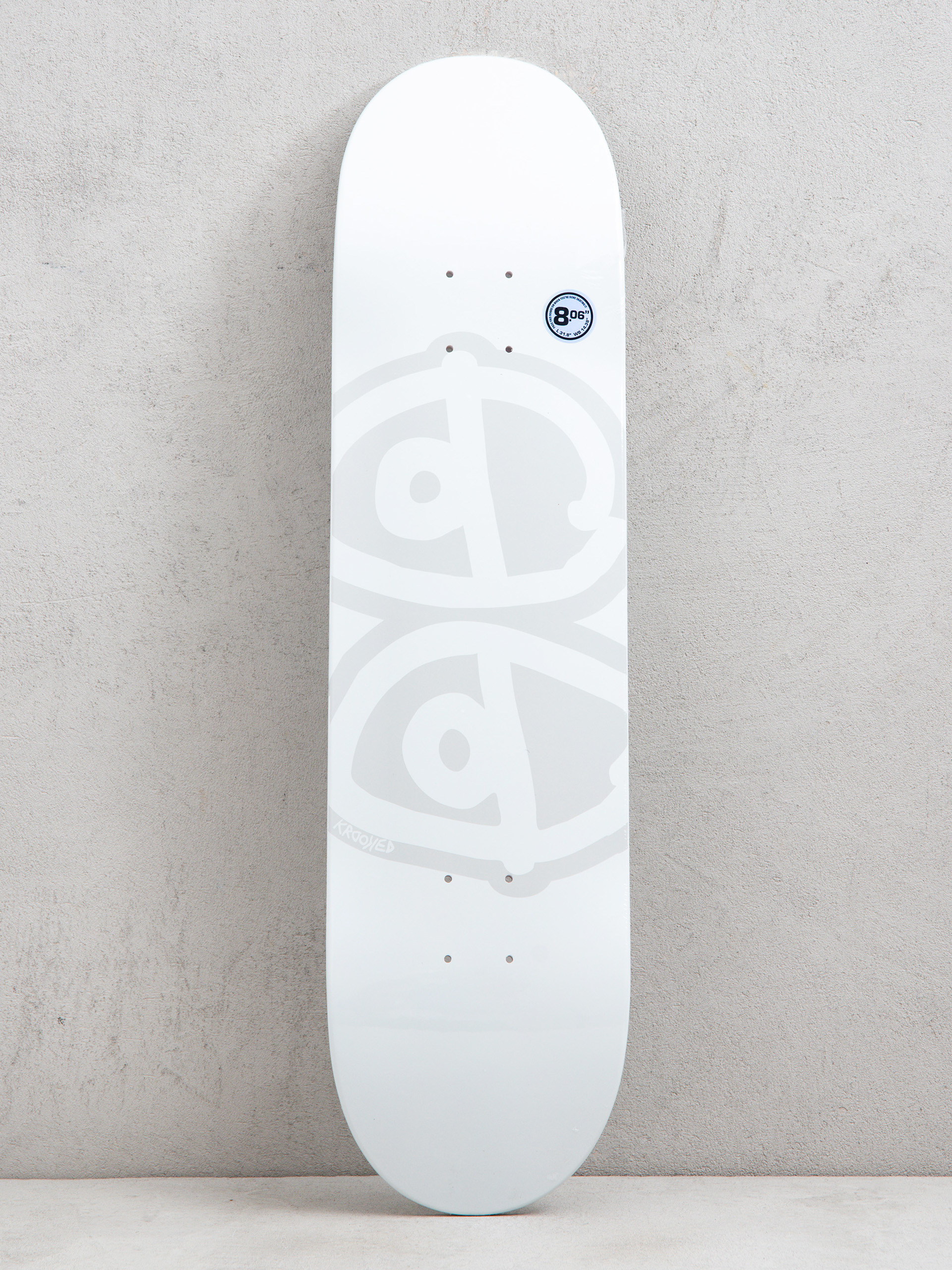 Deska Krooked Team Eyes (white)