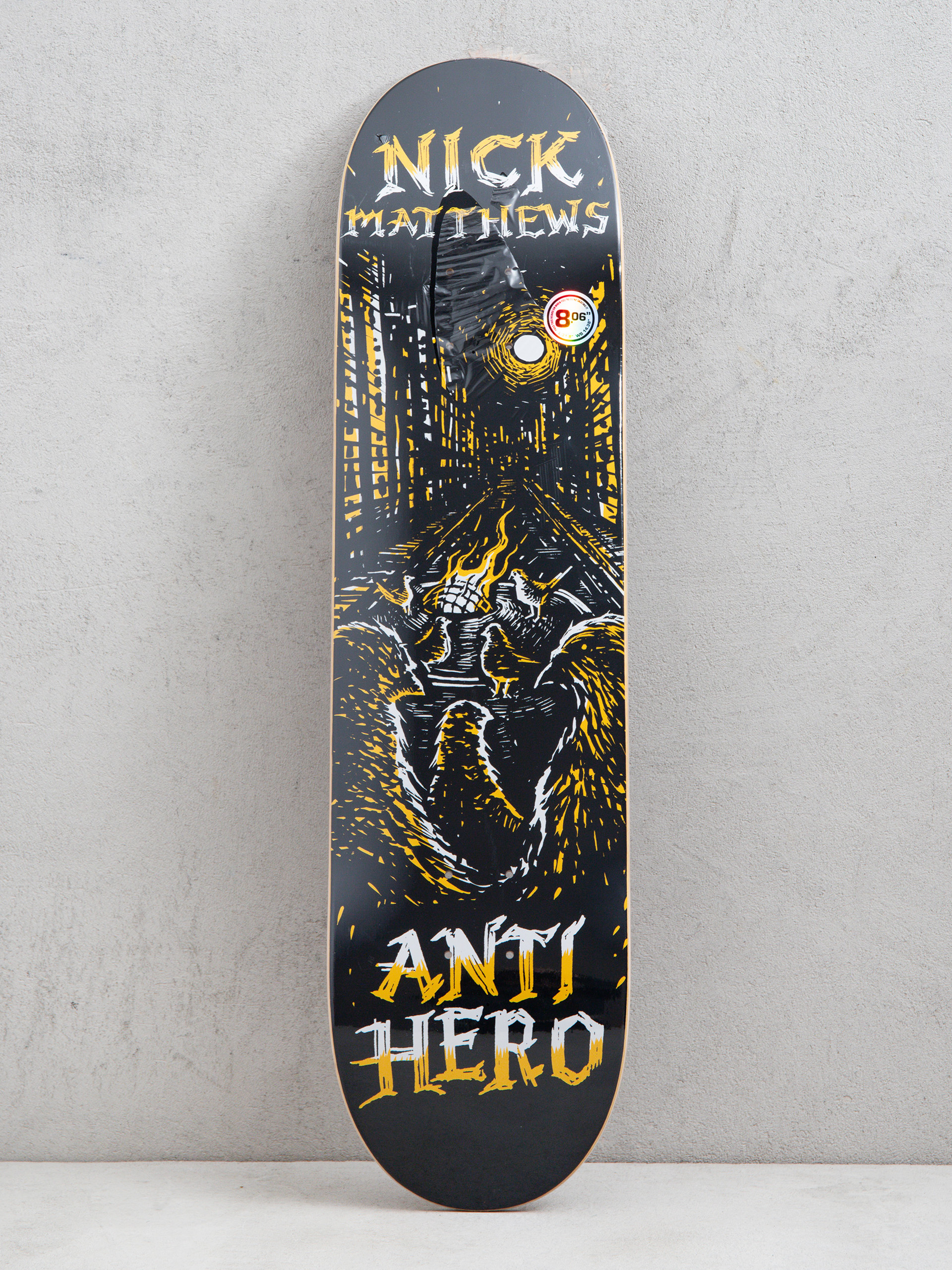 Deska Antihero Matthews Fireside (black)