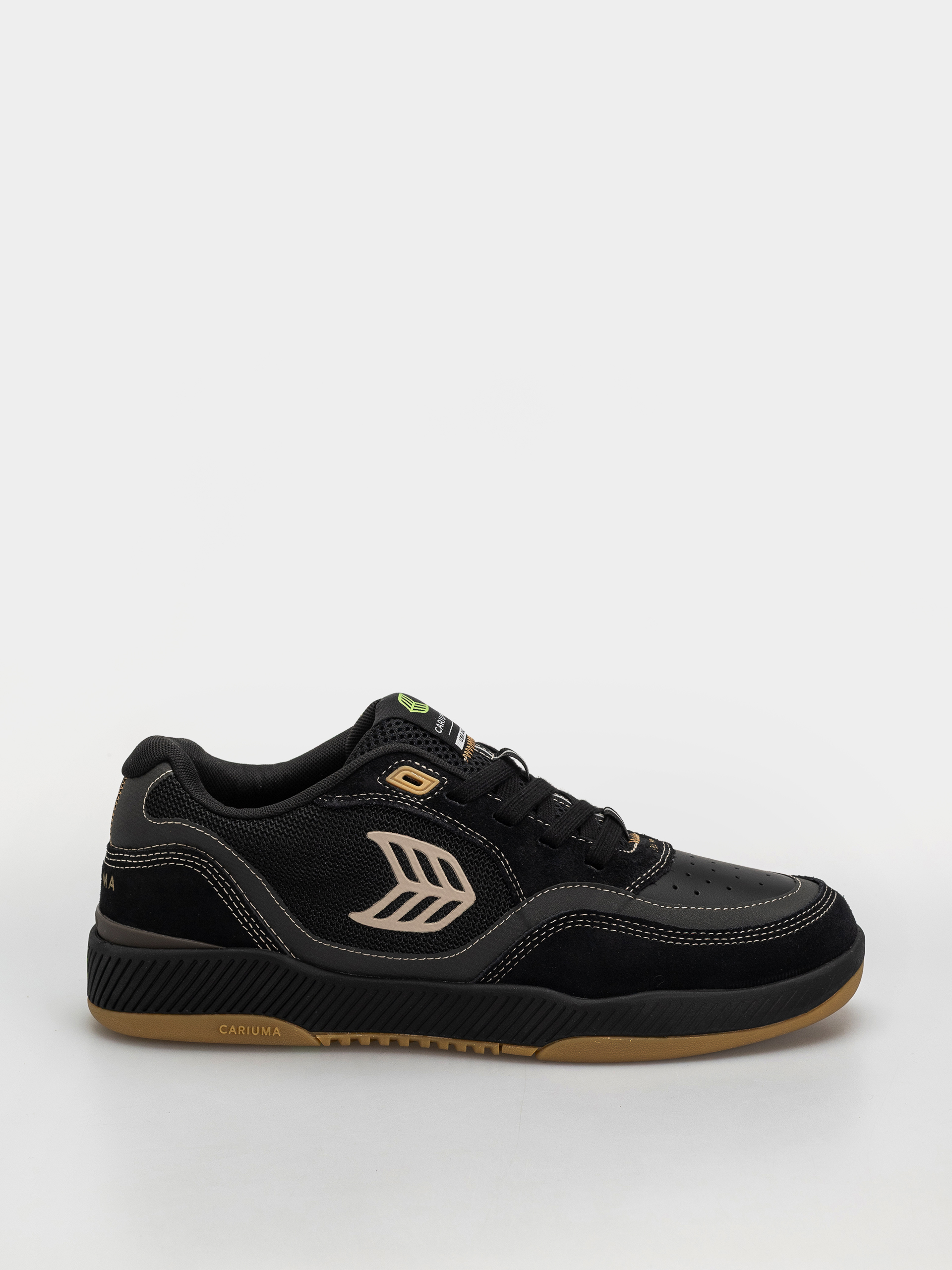Boty Cariuma Uba Pro (black suede and mesh silver cloud logo)