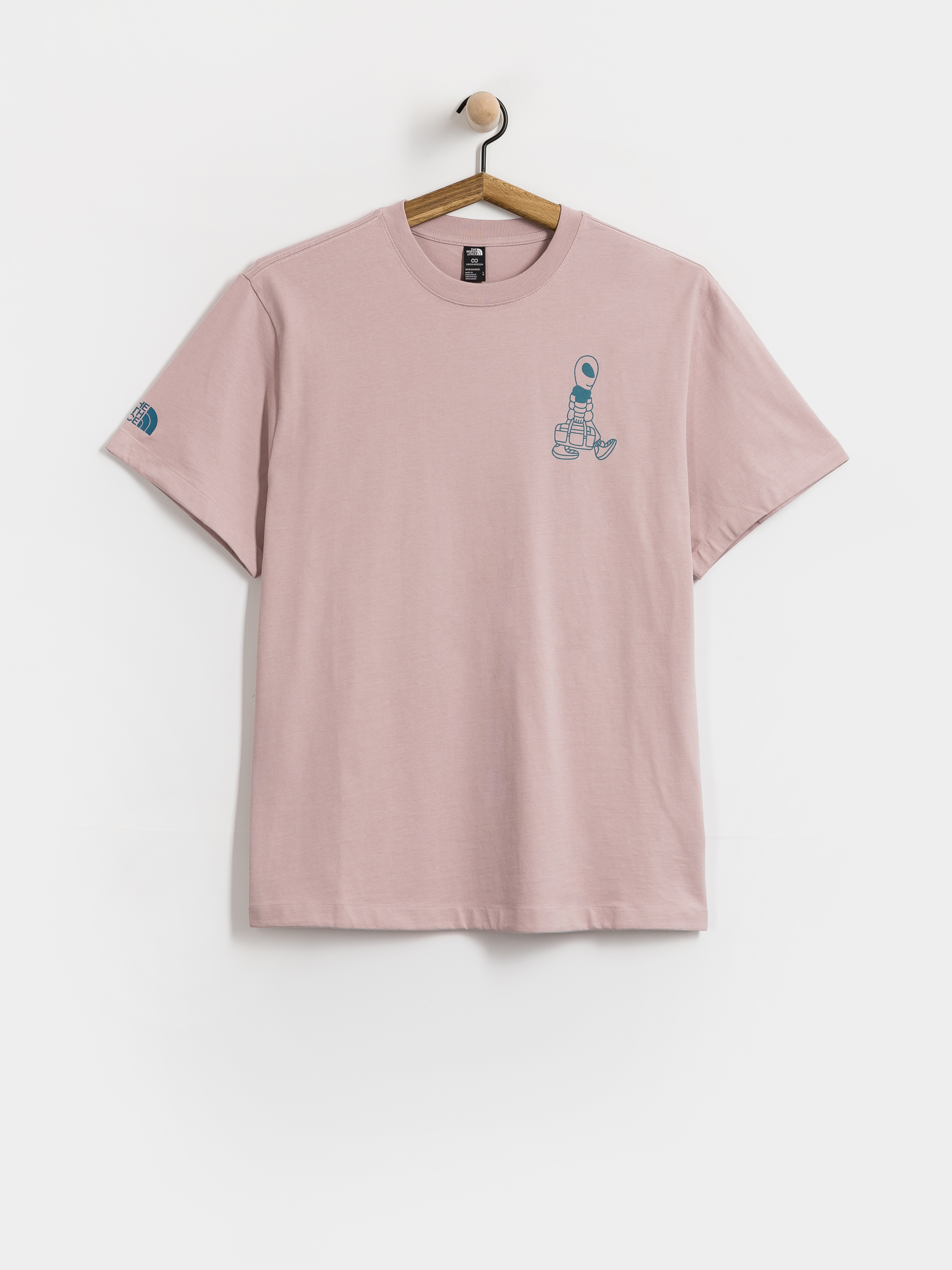 Tričko The North Face Alien Relaxed (metal pink)