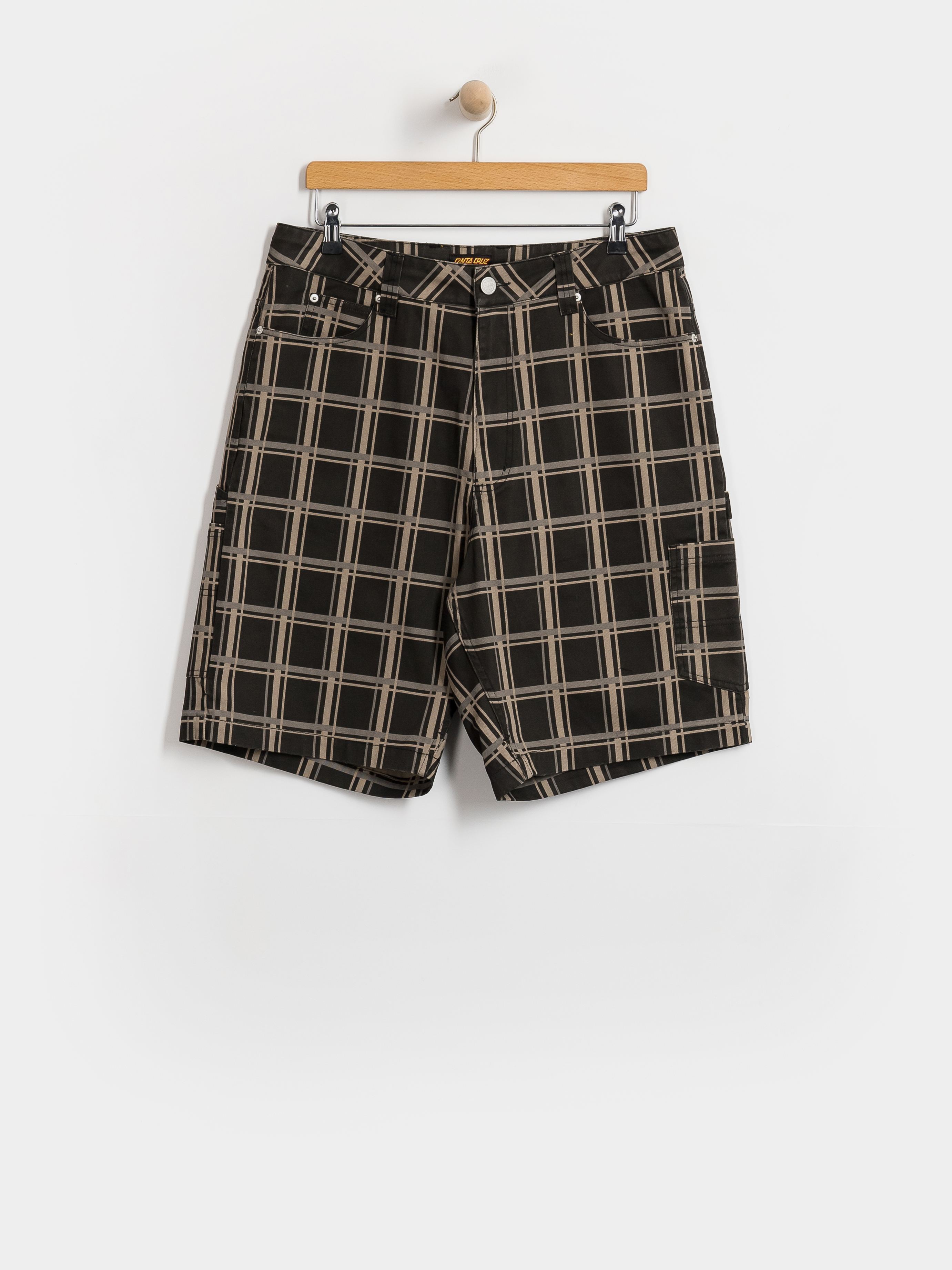 Kraťasy Santa Cruz Carpenter Big (black check)