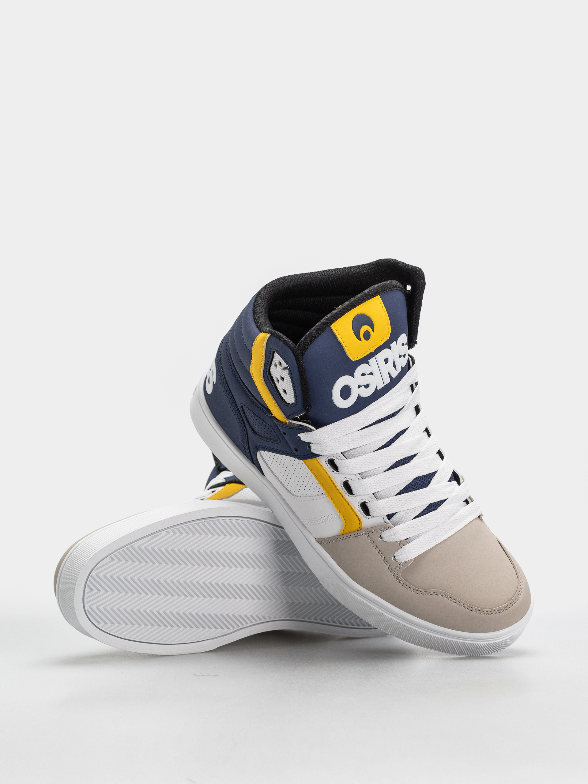 Boty Osiris Clone (white/navy/tan)