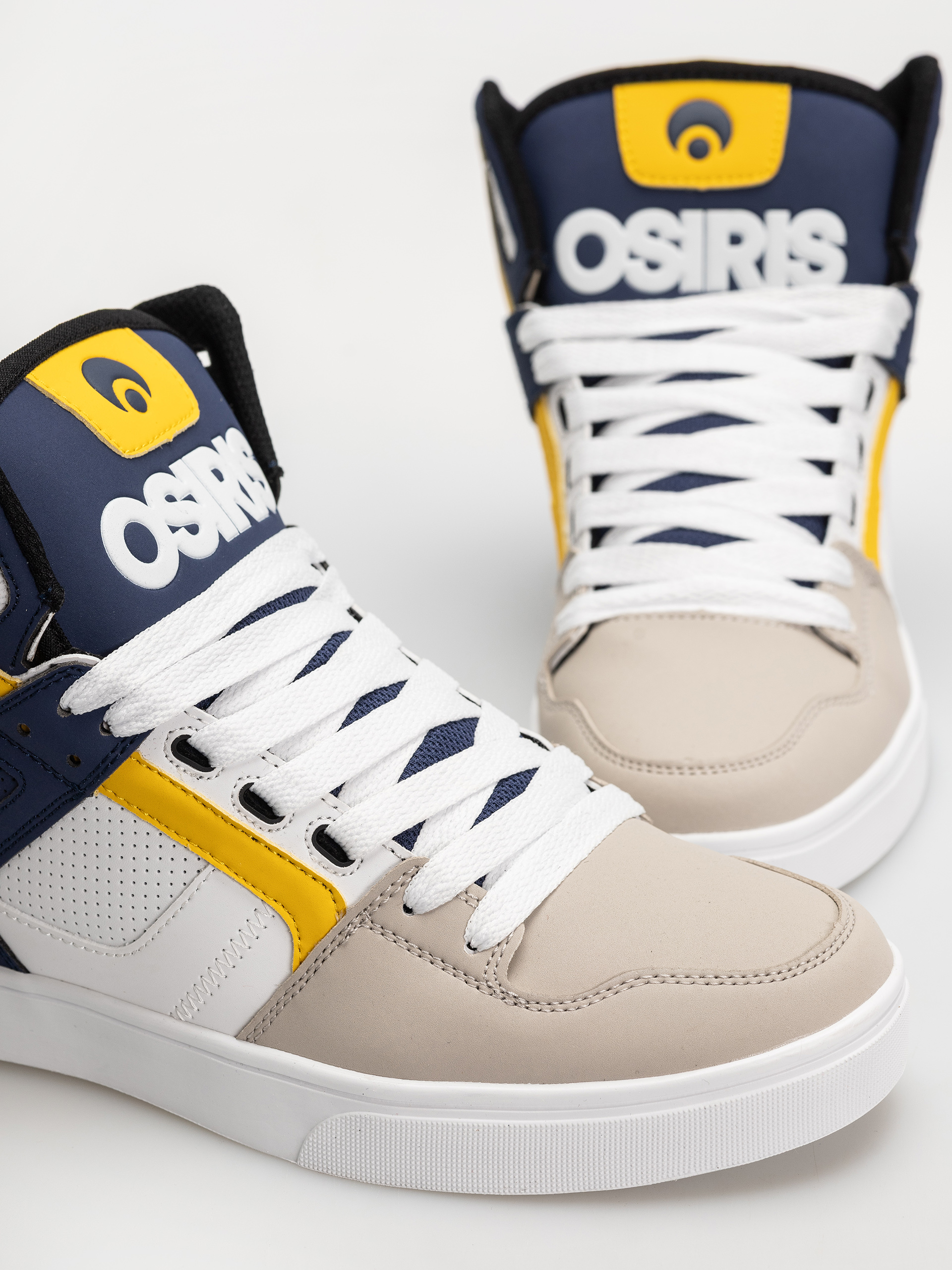 Boty Osiris Clone (white/navy/tan)