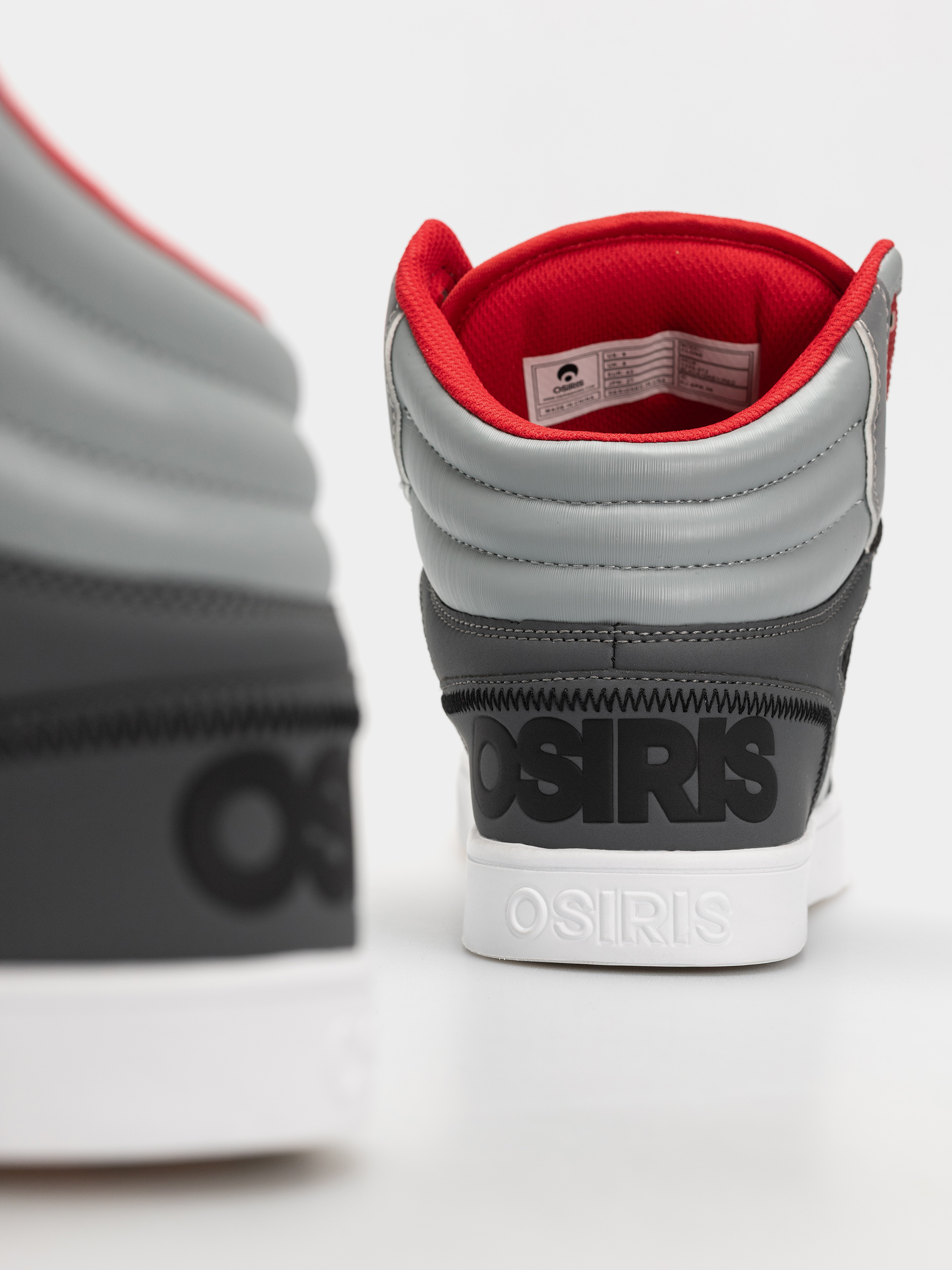 Boty Osiris Clone (black/grey/red)