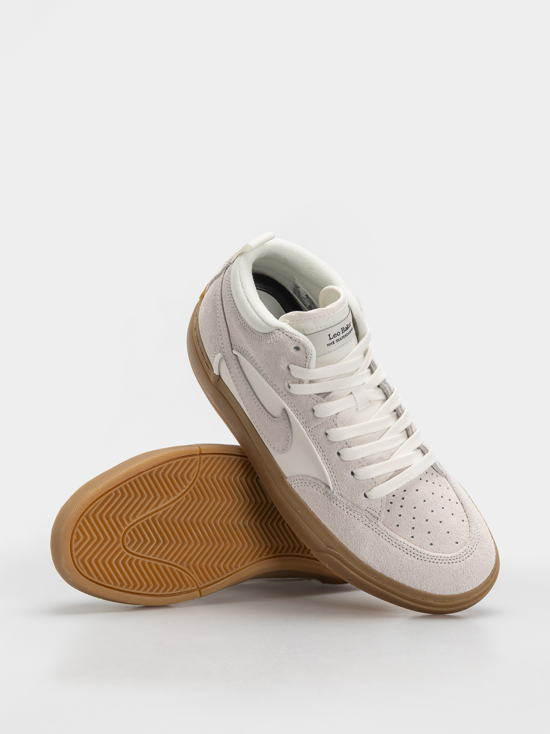Boty Nike SB React Leo (sail/sail/sail/gum light brown)