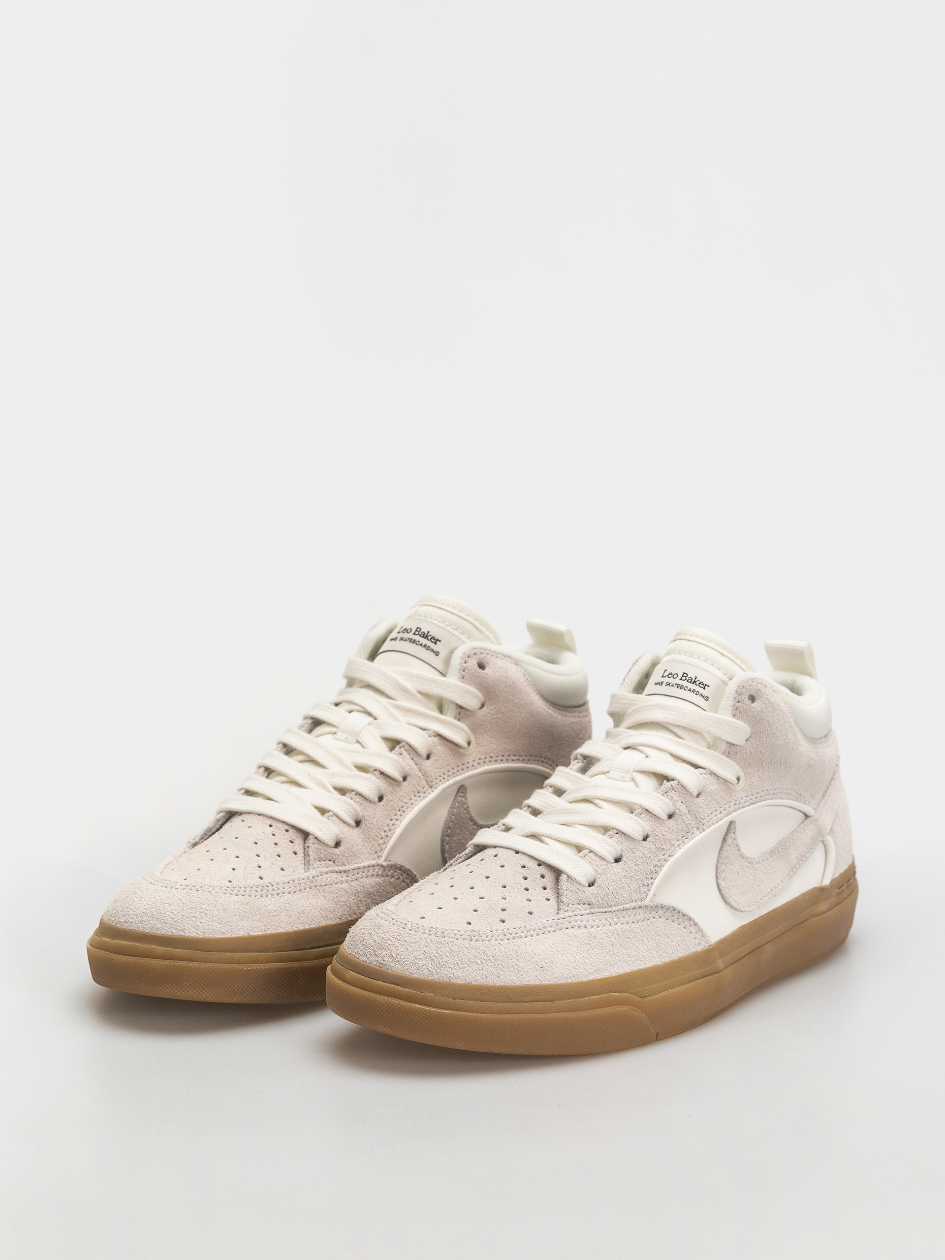 Boty Nike SB React Leo (sail/sail/sail/gum light brown)