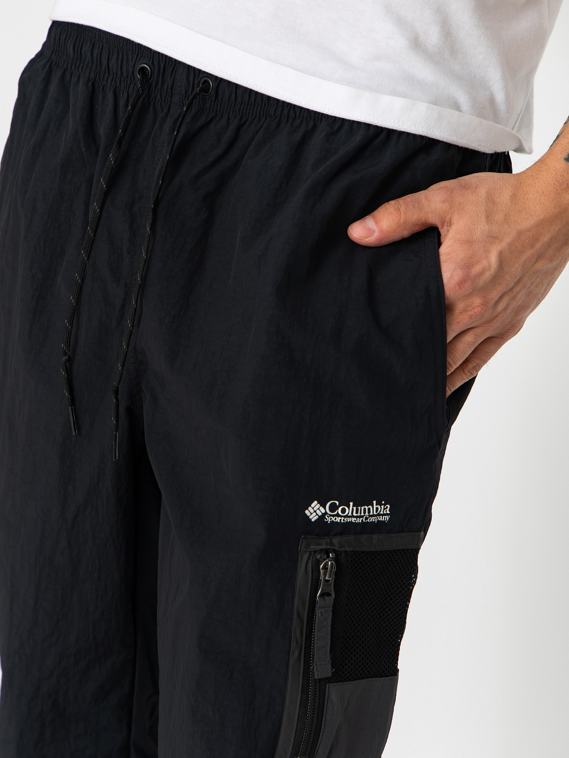 Kalhoty Columbia Challenger Windbreaker (black/shark)