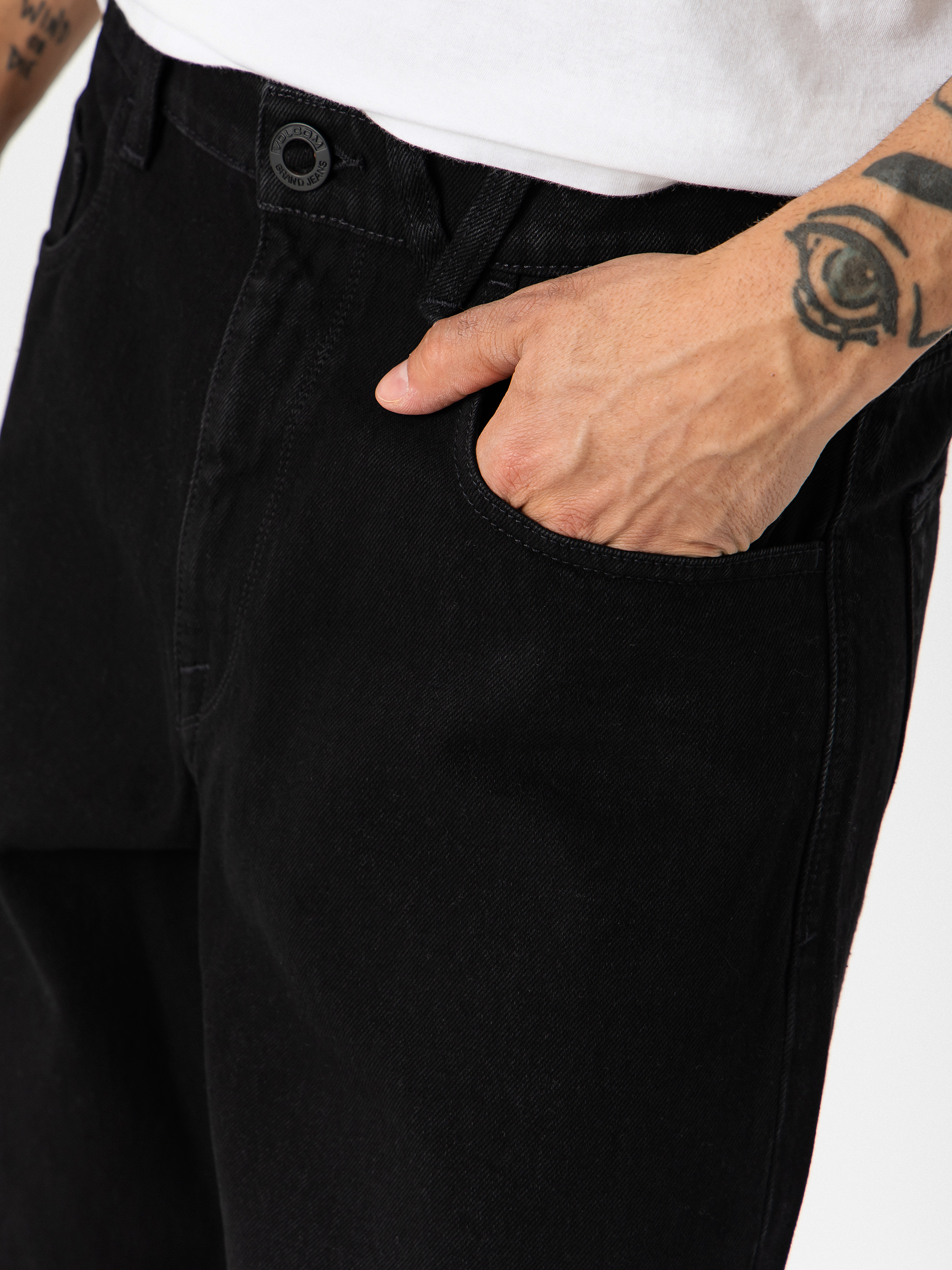 Kalhoty Volcom Billow (black)
