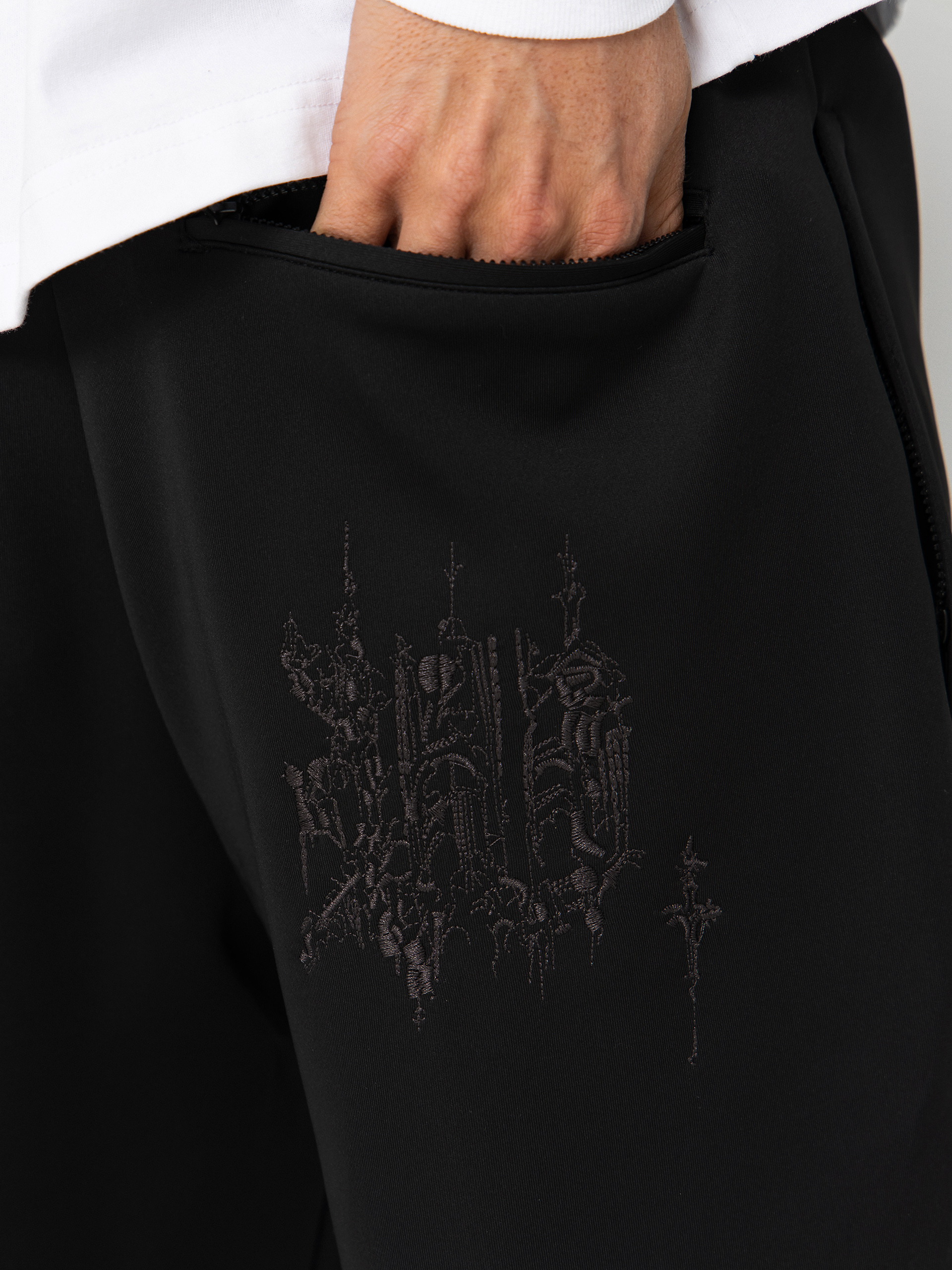 Kalhoty Wasted Paris Stronghold Track (black)