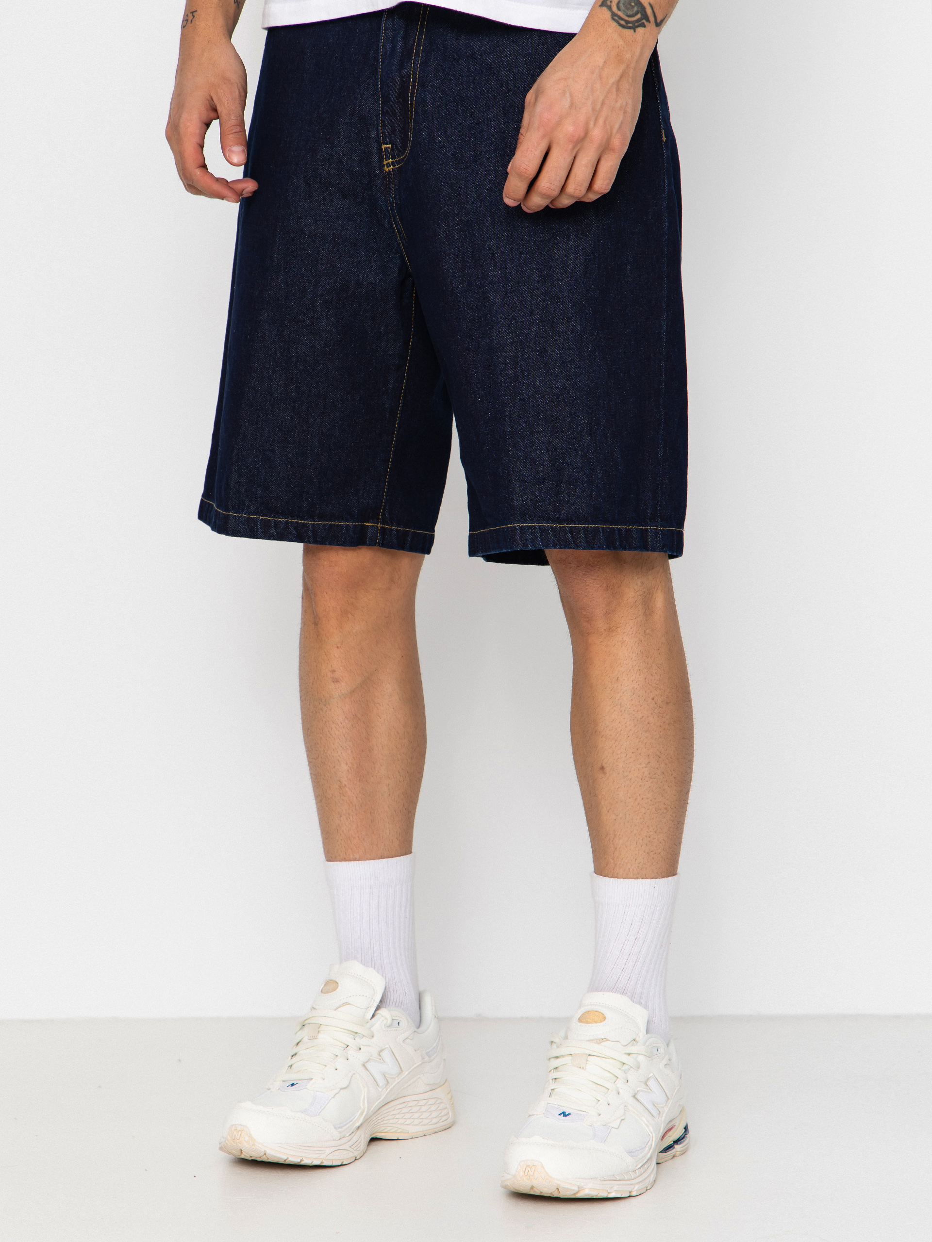 Kraťasy Carhartt WIP Landon (blue rinsed)