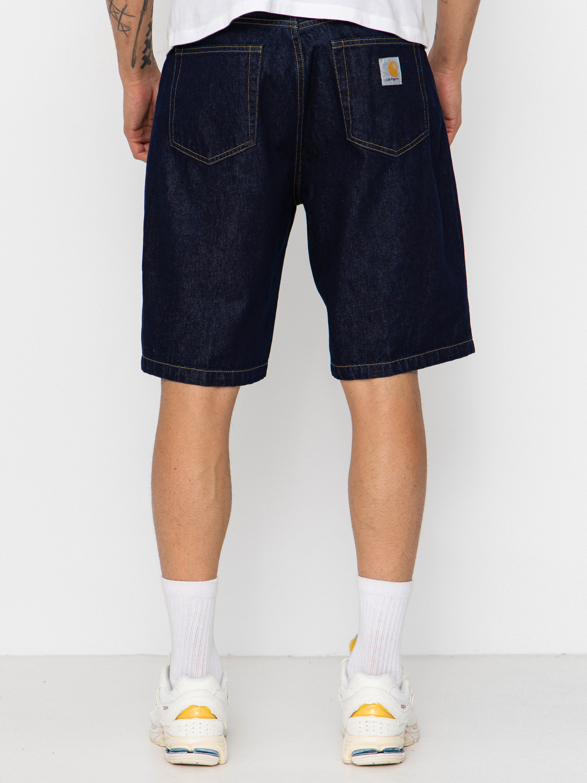 Kraťasy Carhartt WIP Landon (blue rinsed)
