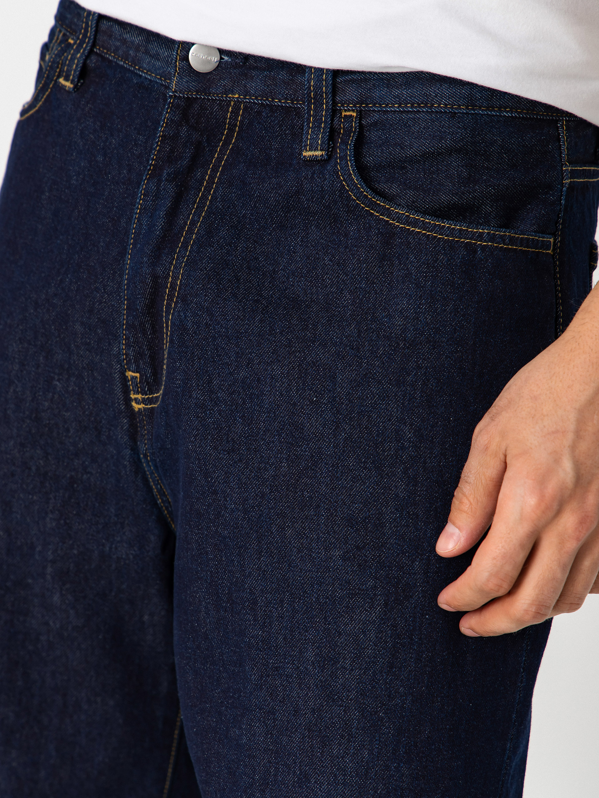 Kraťasy Carhartt WIP Landon (blue rinsed)