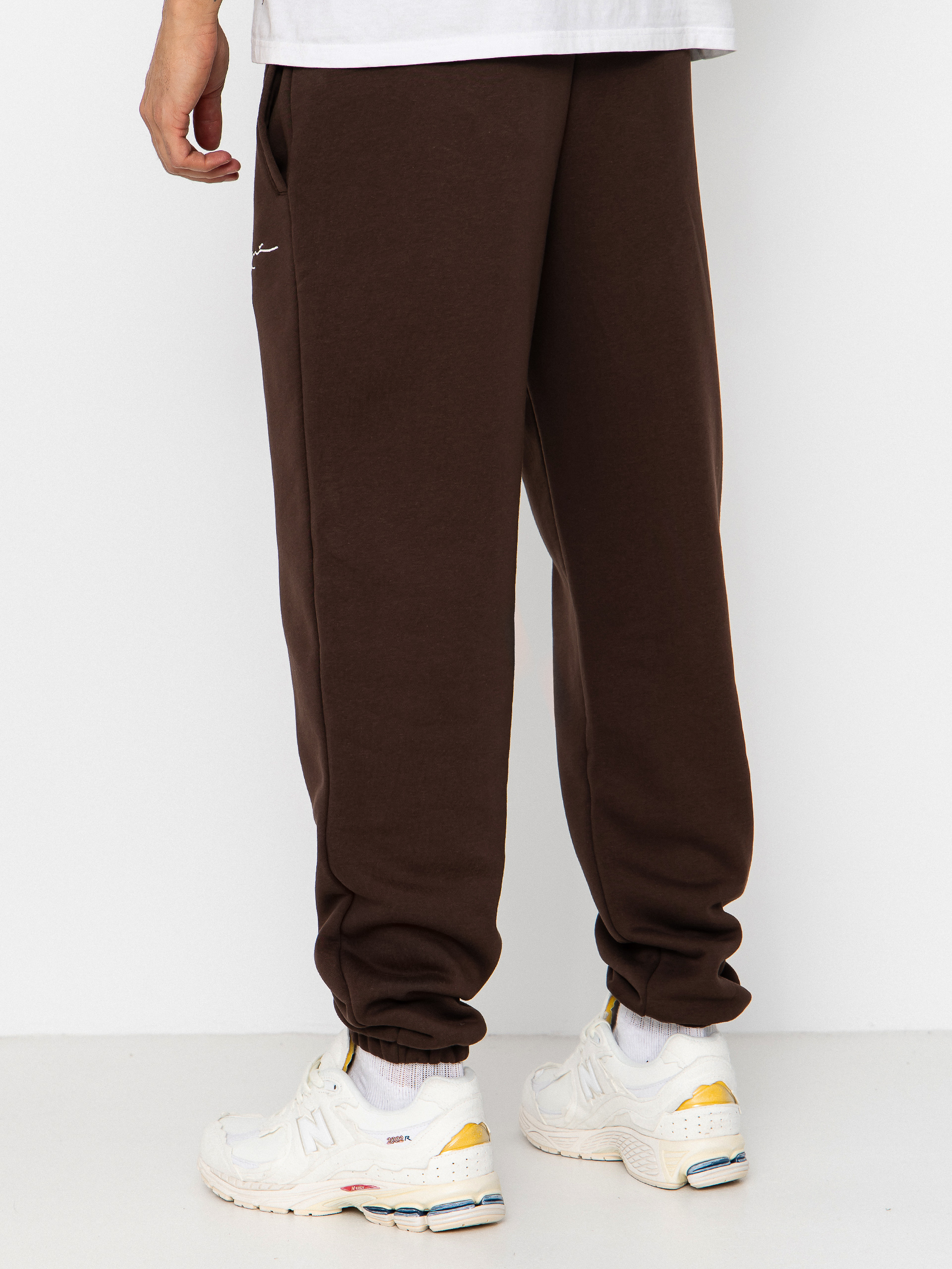 Kalhoty Karl Kani Small Signature Essential Baggy (brown)