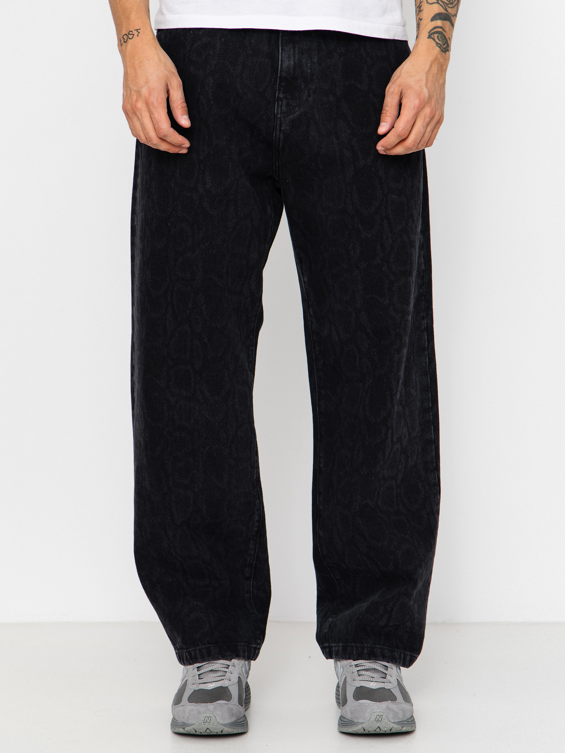 Kalhoty Carhartt WIP Snake Landon (snake camo/black)