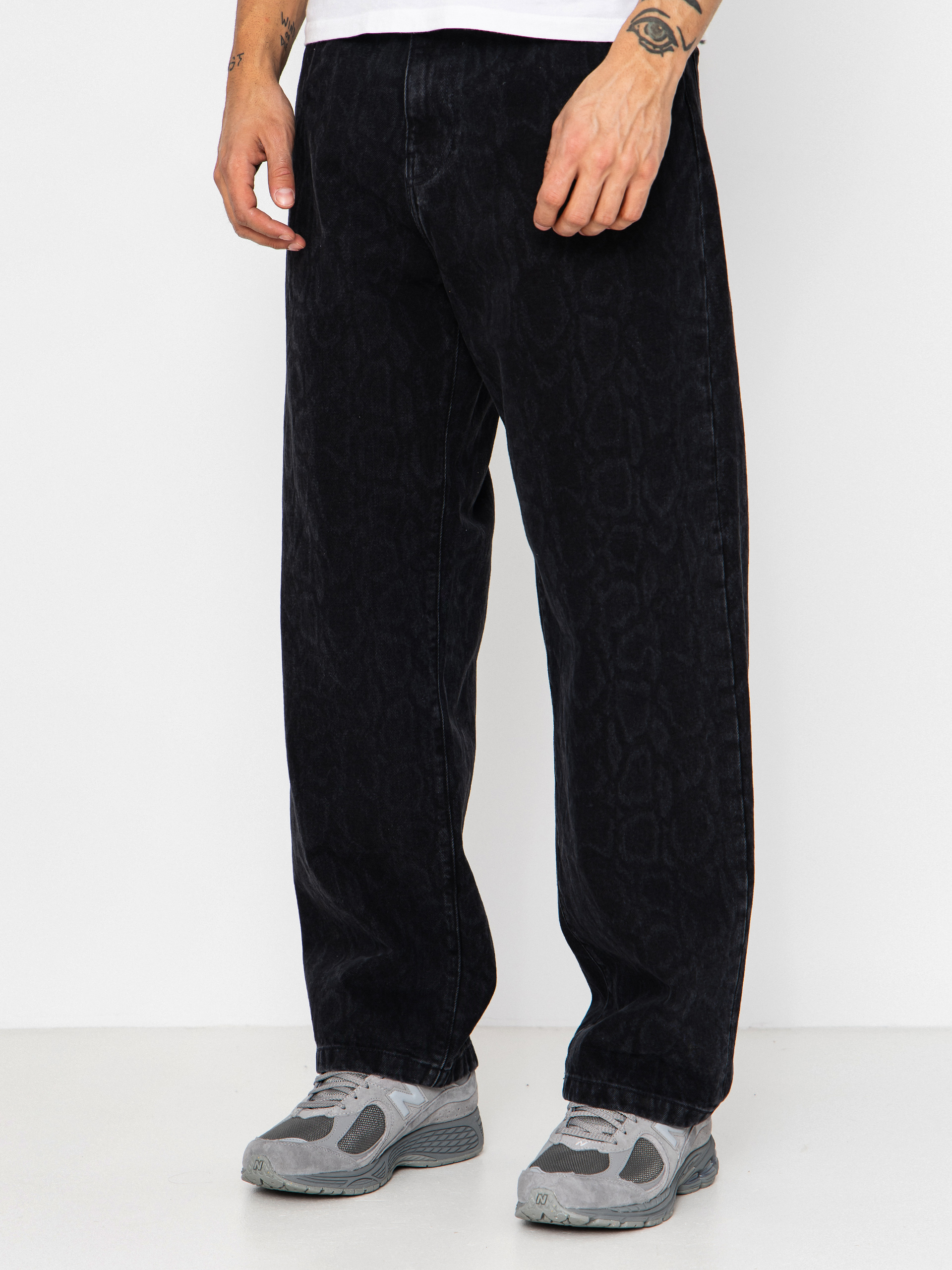 Kalhoty Carhartt WIP Snake Landon (snake camo/black)