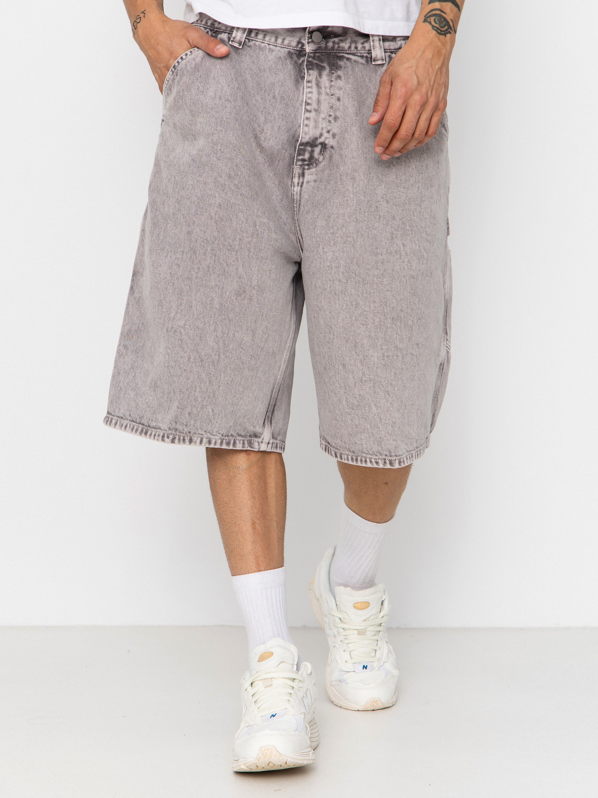 Kraťasy Carhartt WIP OG Single Knee (shale chalk wash)