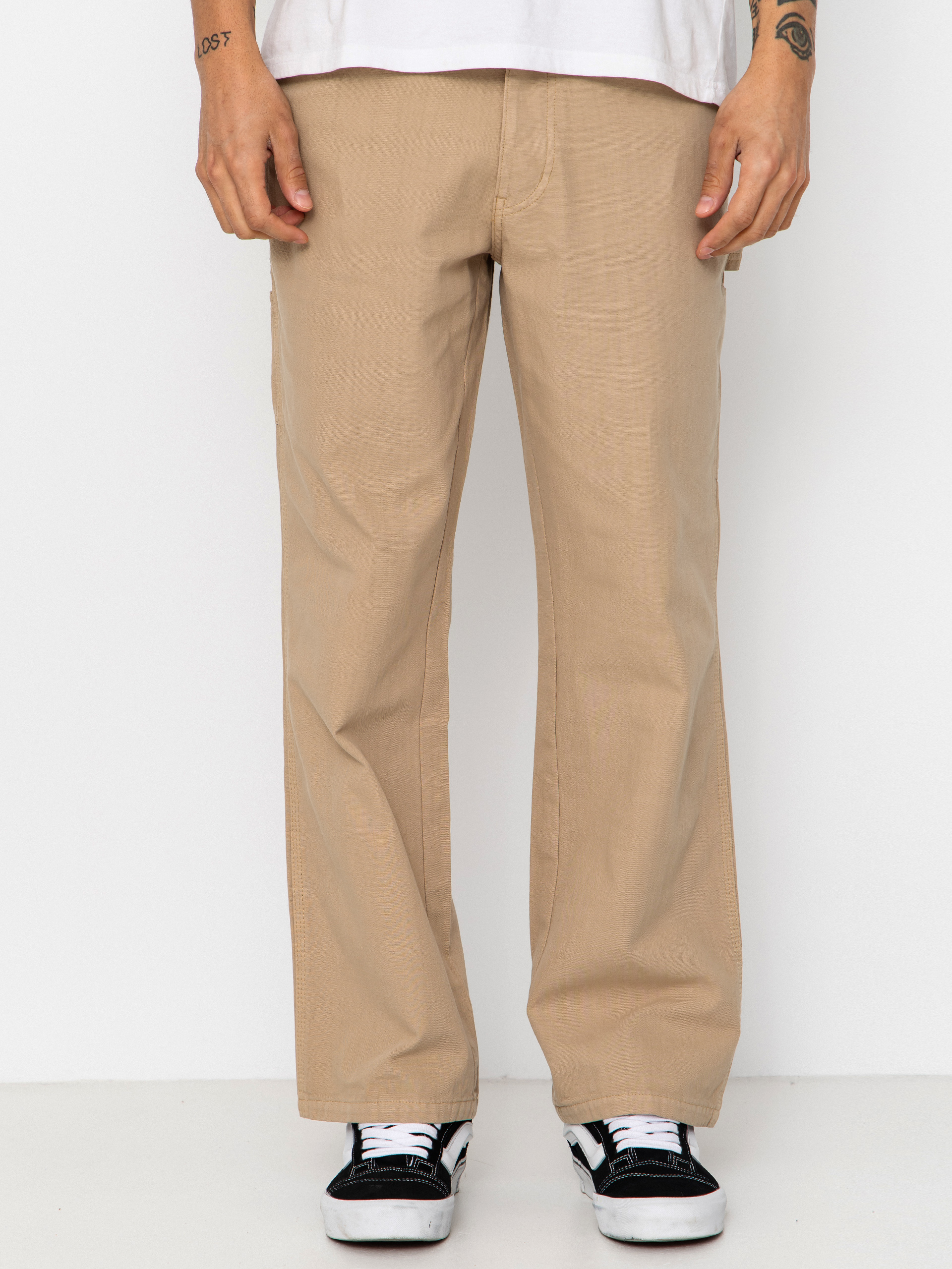 Kalhoty Deus Ex Machina Big Fella Chambray (safari)