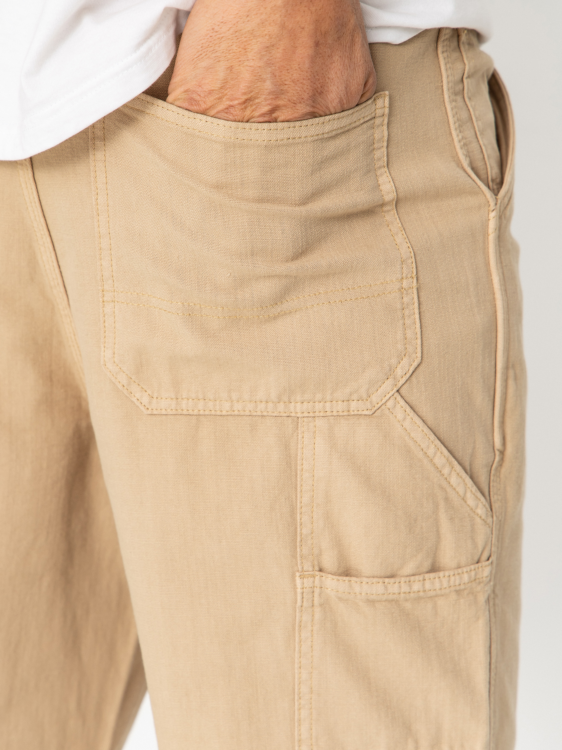 Kalhoty Deus Ex Machina Big Fella Chambray (safari)