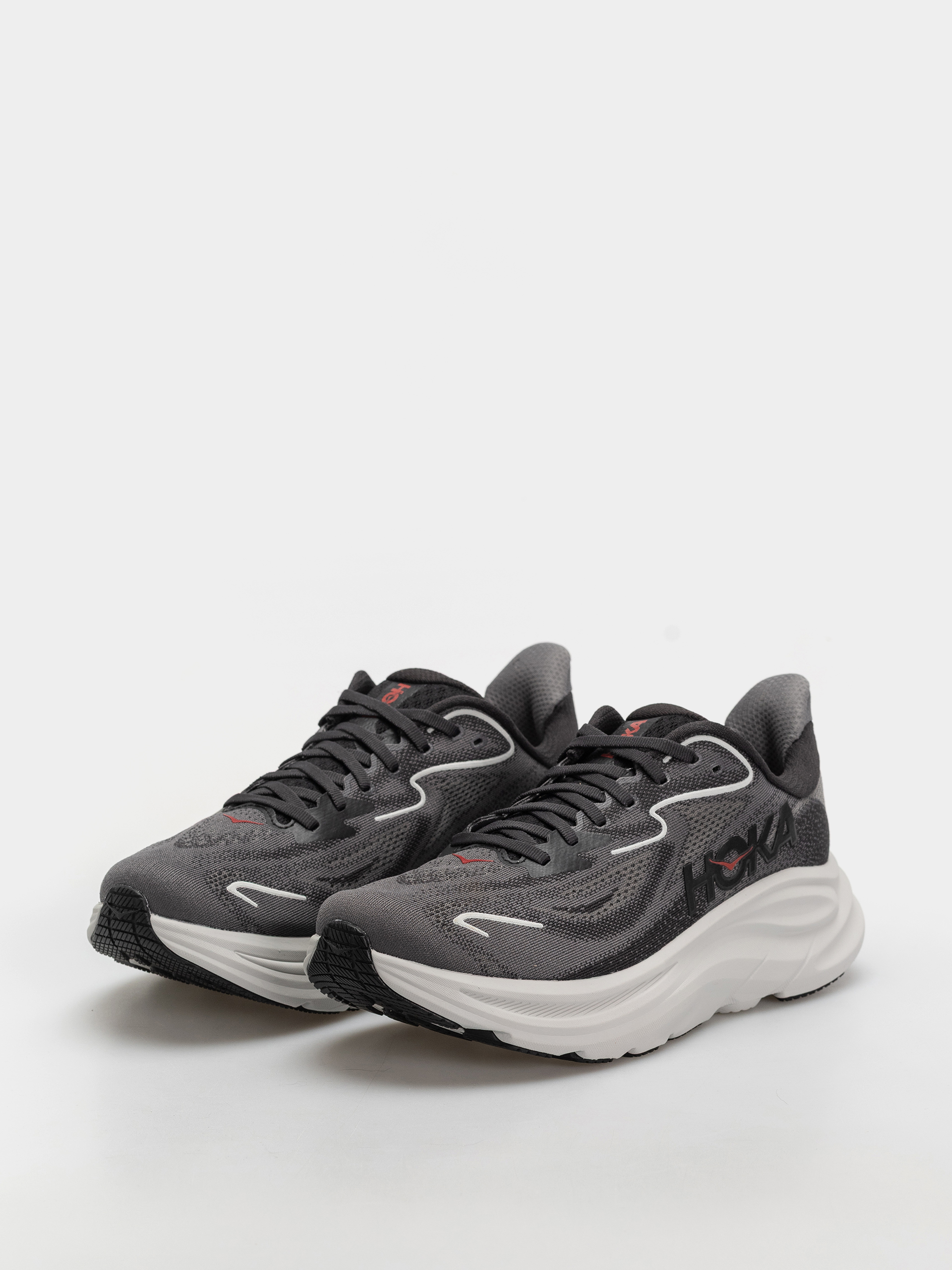 Boty Hoka Clifton 10 (carbon black/satellite grey)