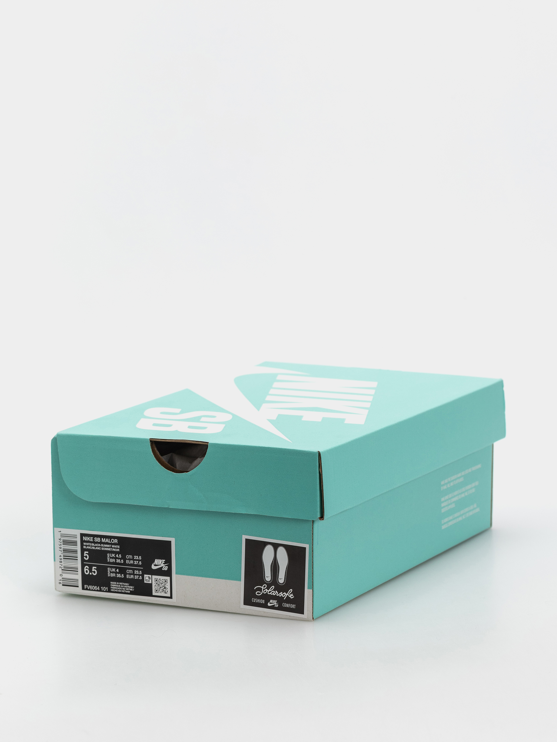 Boty Nike SB Malor (white/black/summit white/gum light brown)