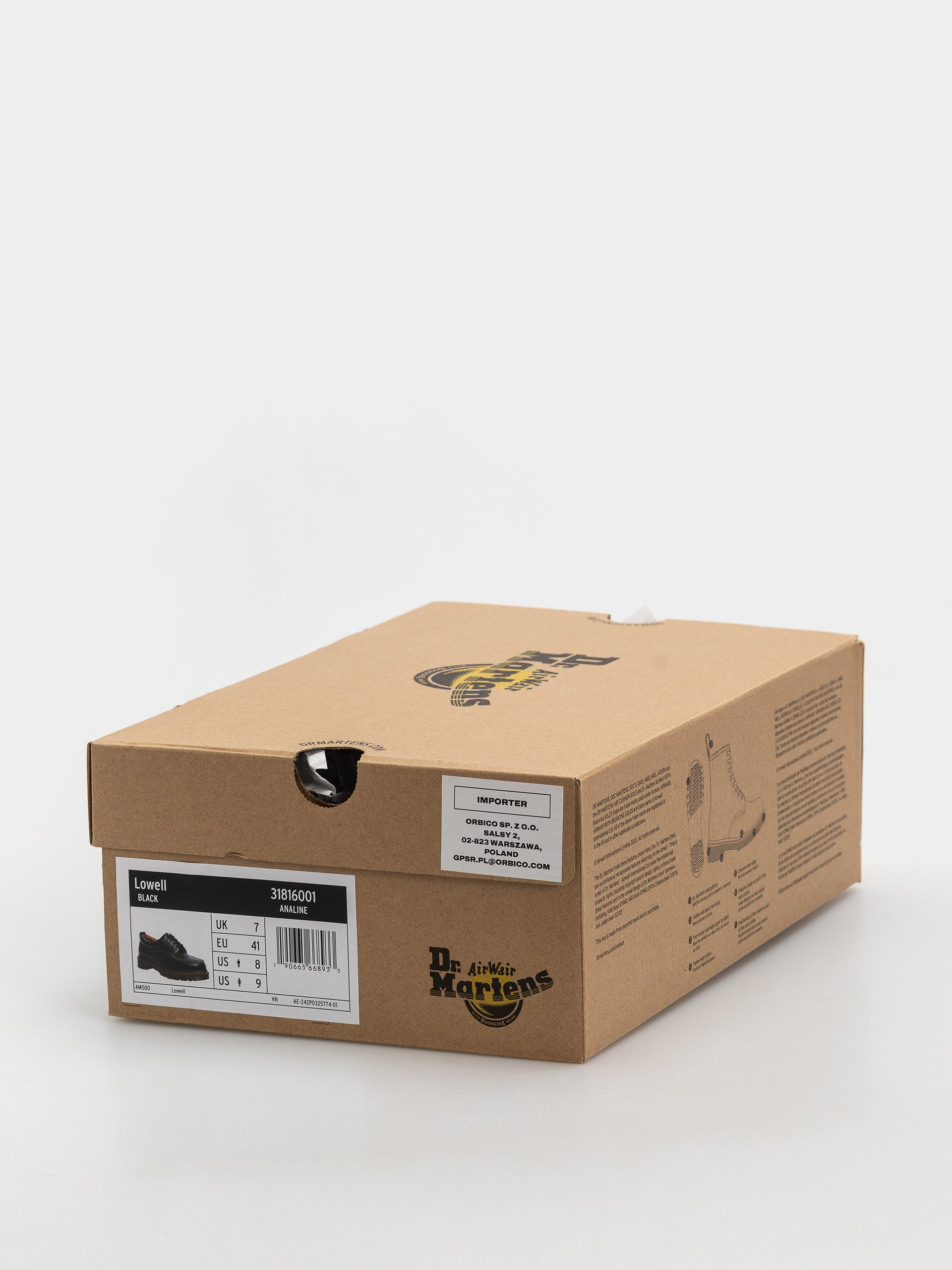 Boty Dr. Martens Lowell (black analine)
