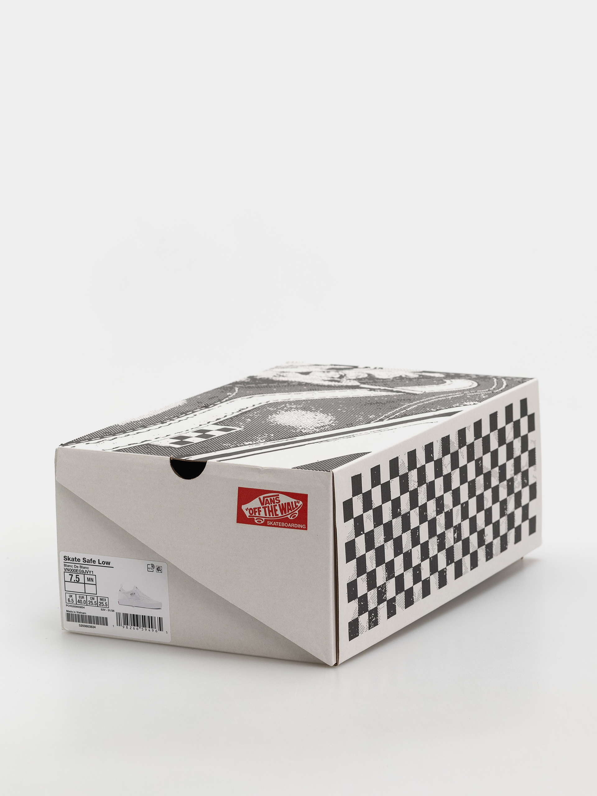 Boty Vans Skate Safe Low (blanc de blanc)