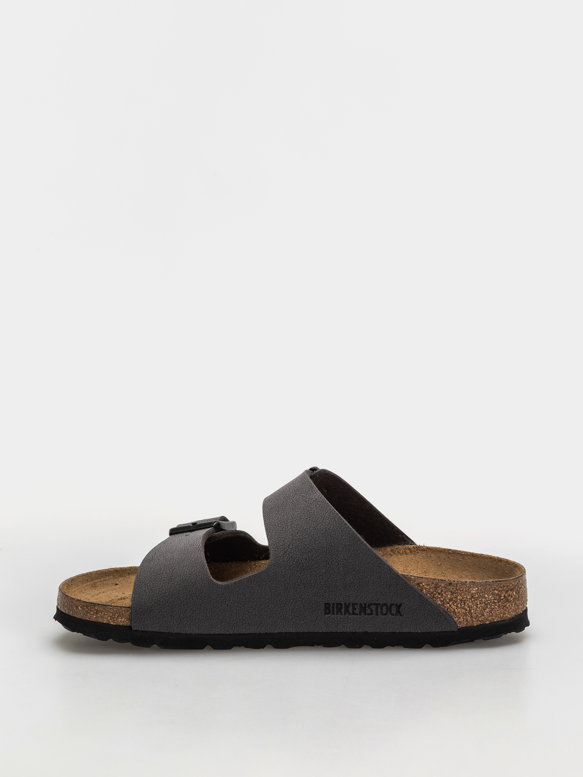 Plážovky Birkenstock Arizona Birkibuc Narrow (velvet gray/black)