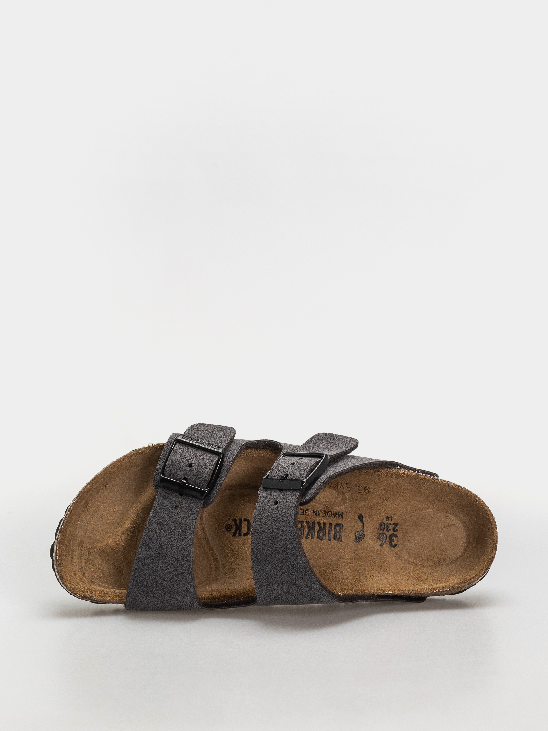 Plážovky Birkenstock Arizona Birkibuc Narrow (velvet gray/black)