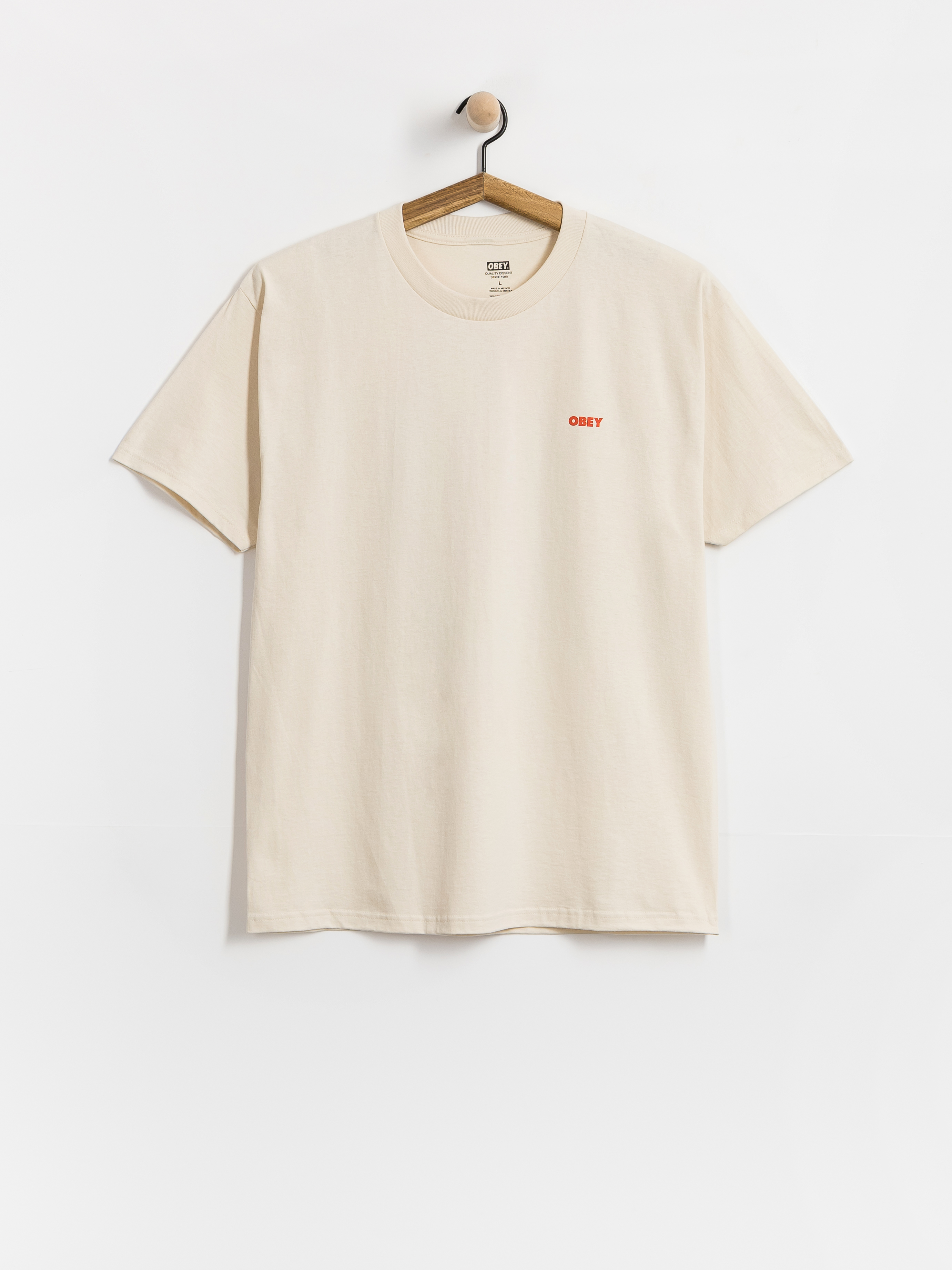 Tričko OBEY Love In A Void (cream)