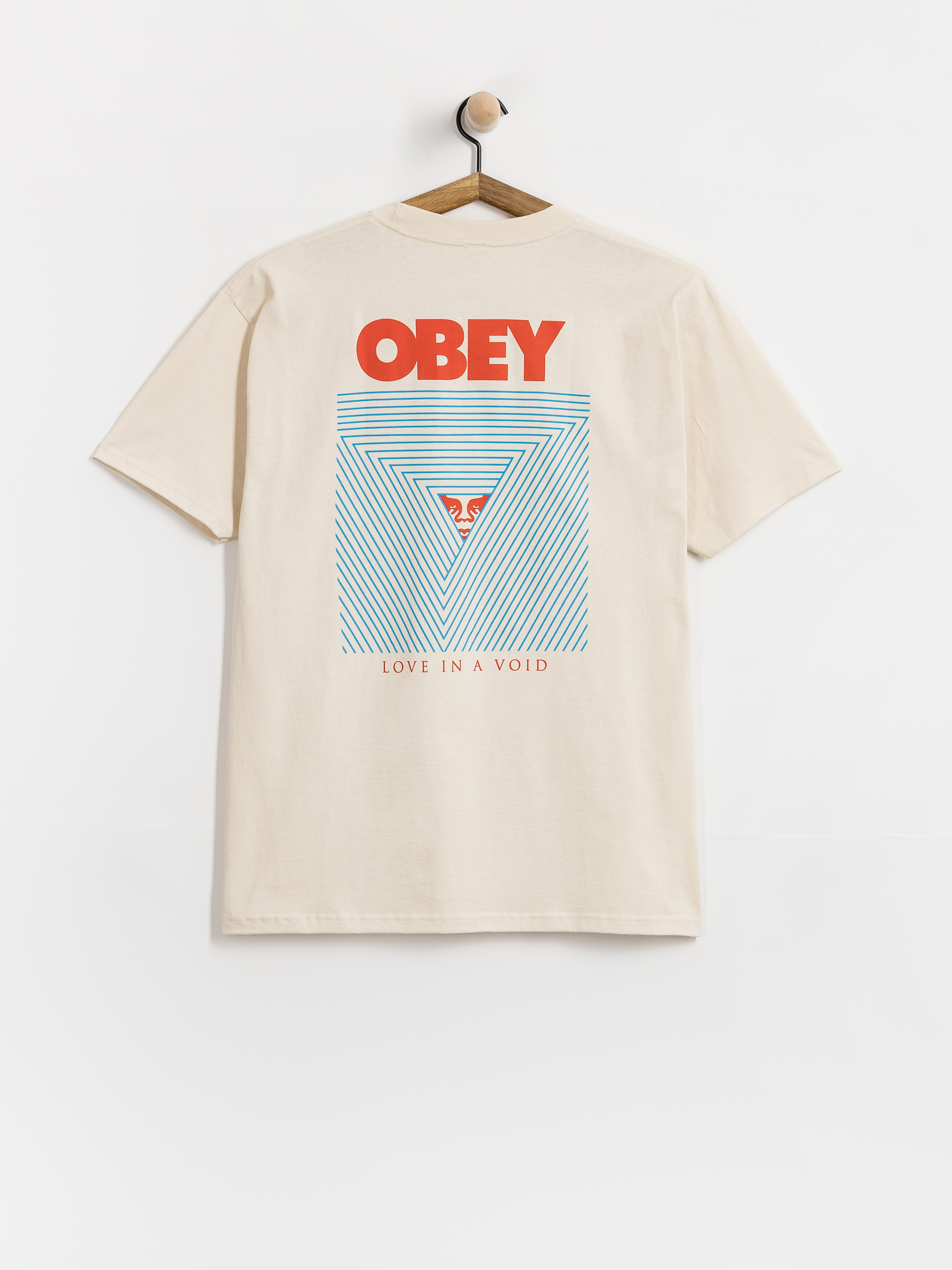 Tričko OBEY Love In A Void (cream)