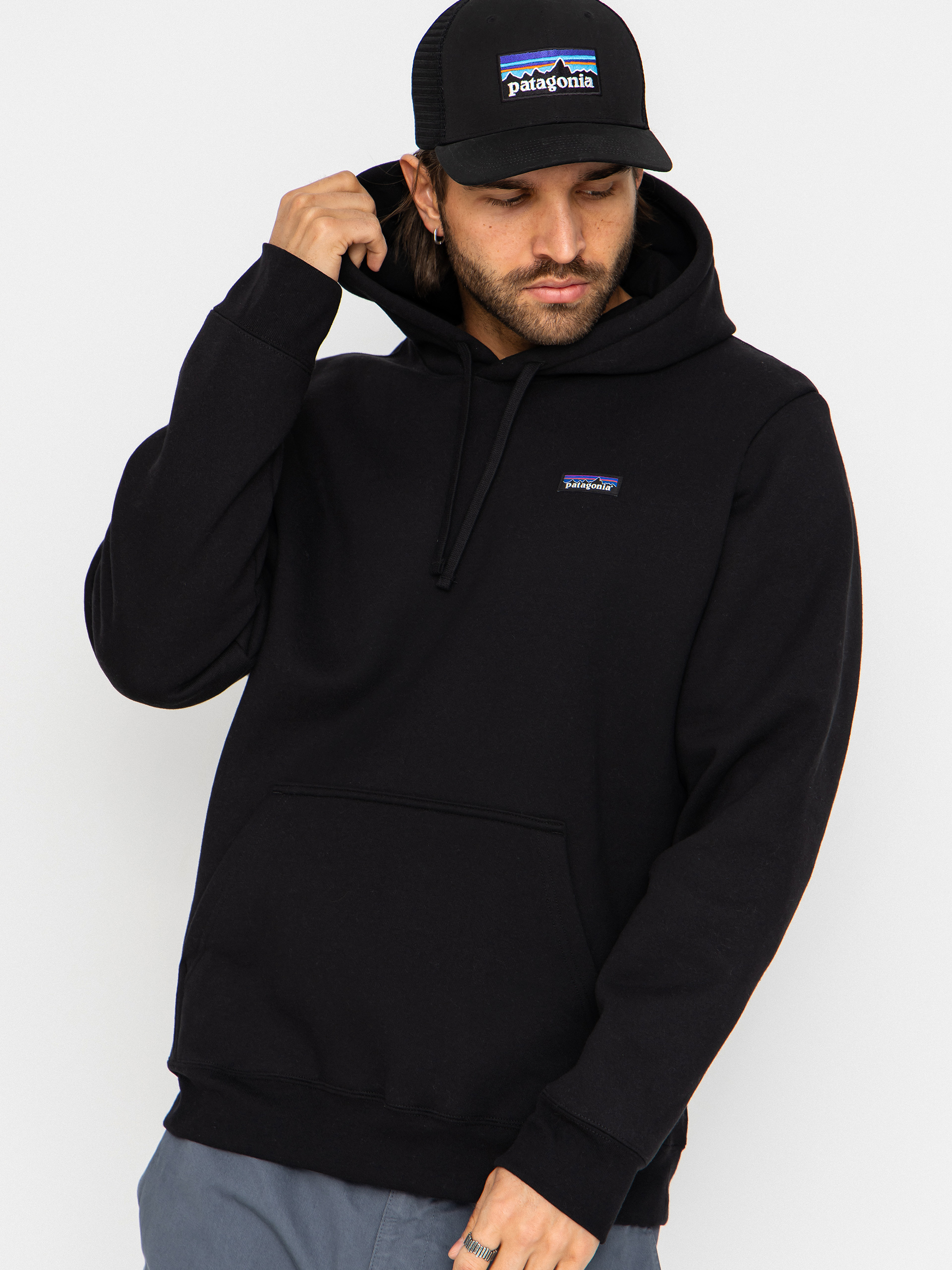 Mikina s kapucí Patagonia P 6 Label Uprisal HD (black)