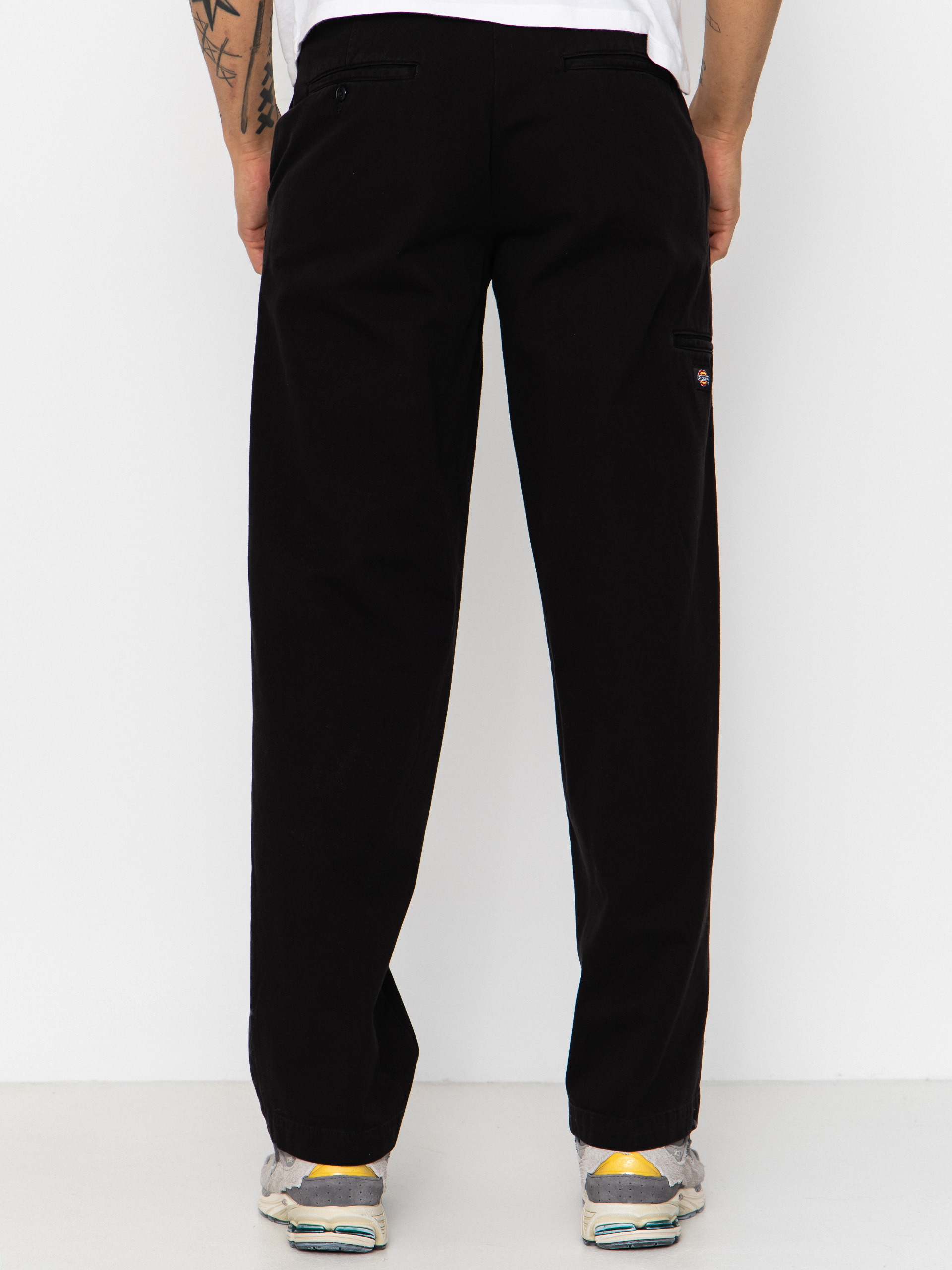 Kalhoty Dickies 247 Loose Garment Dyed Work (black)