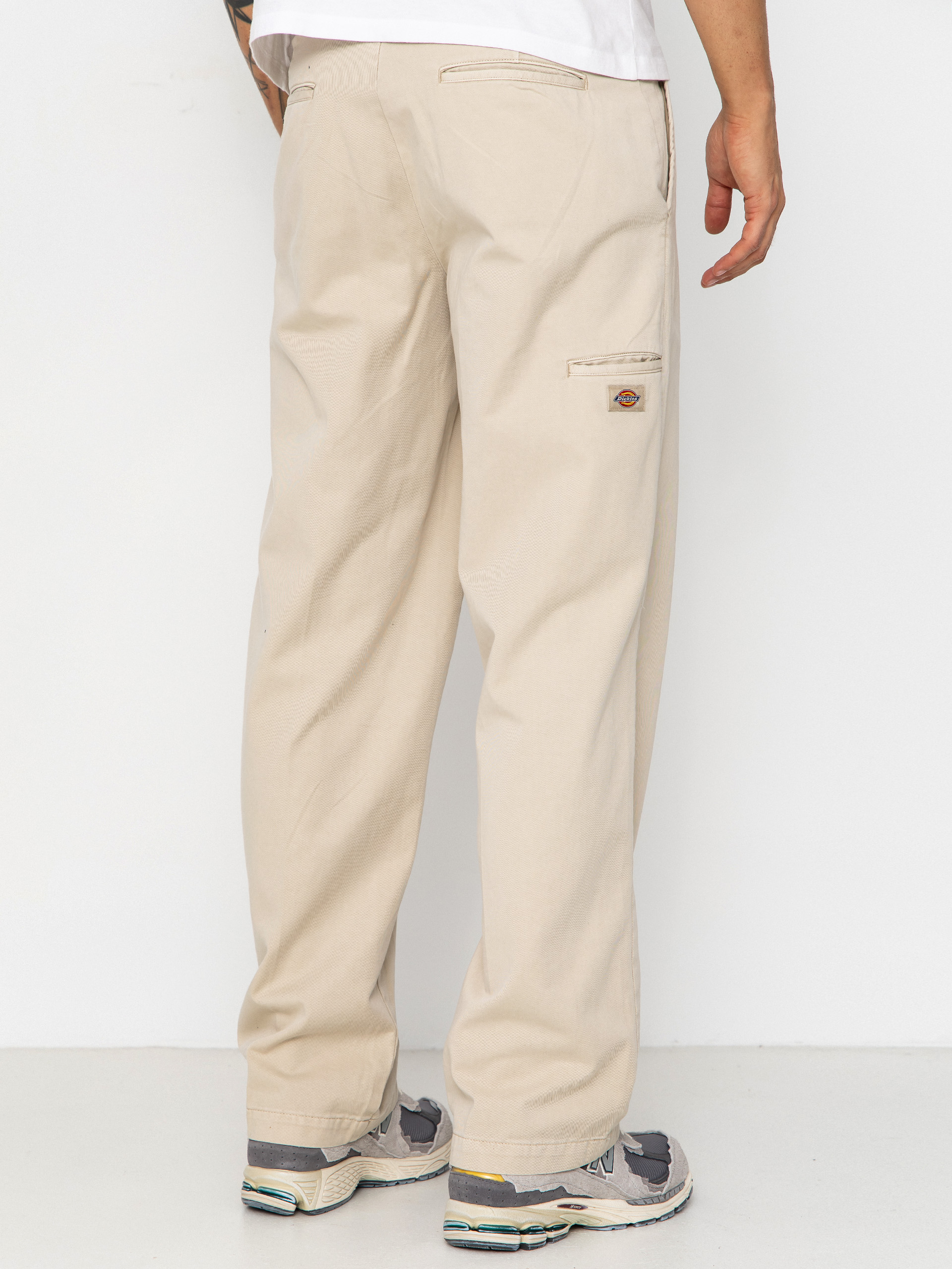 Kalhoty Dickies 247 Loose Garment Dyed Work (stone)