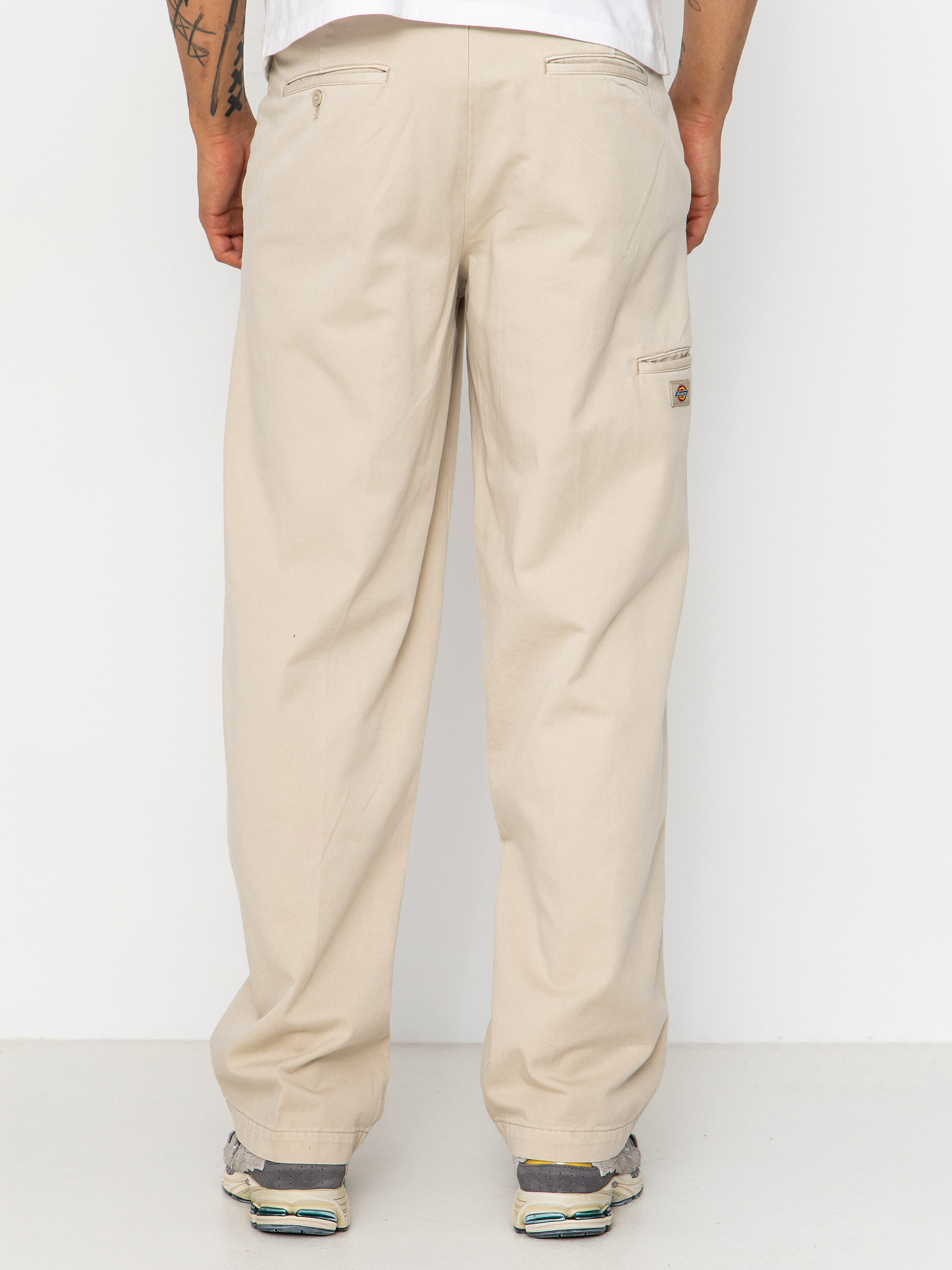 Kalhoty Dickies 247 Loose Garment Dyed Work (stone)