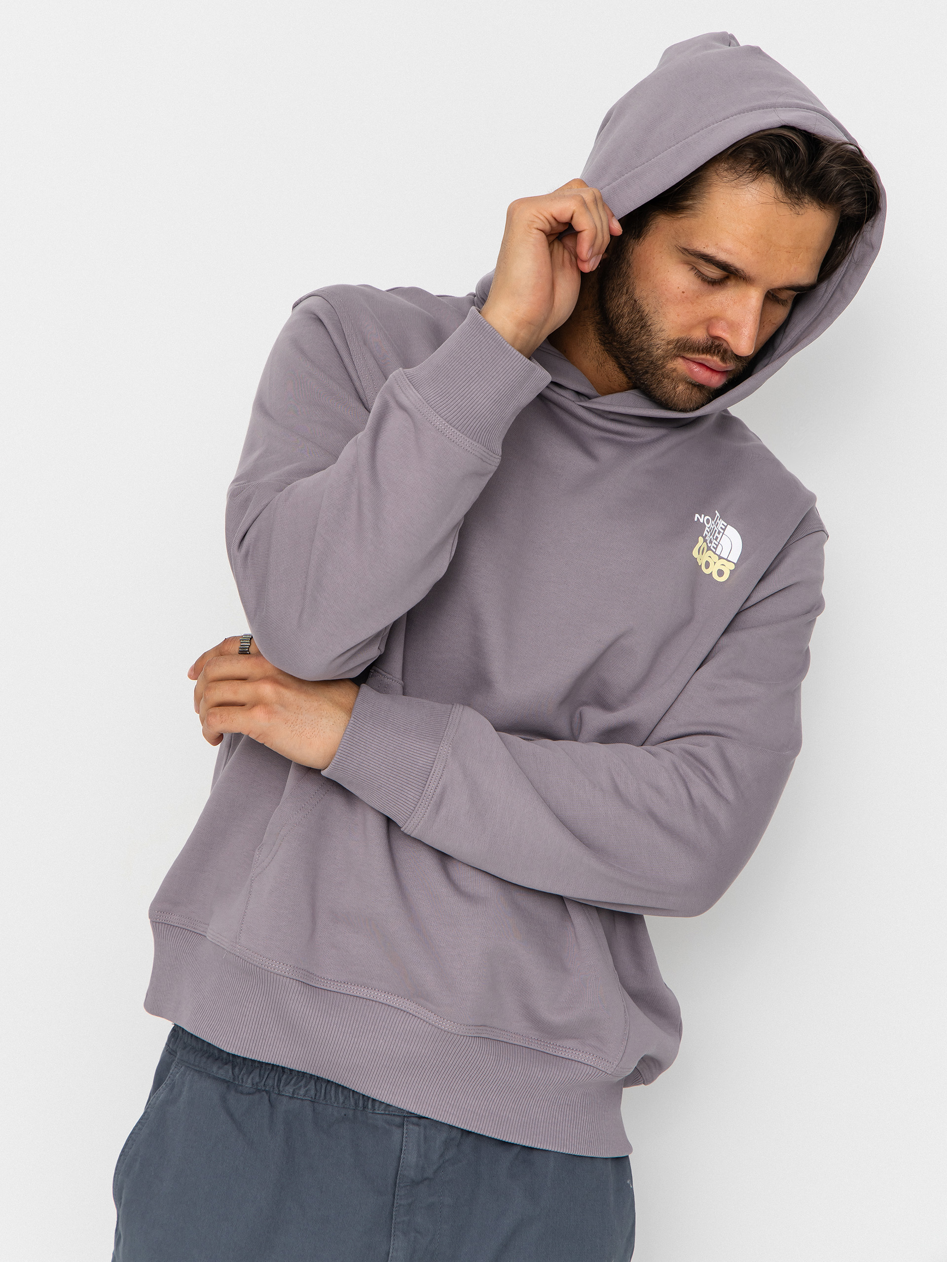 Mikina s kapucí The North Face Motion Relaxed HD (transcendent gr)