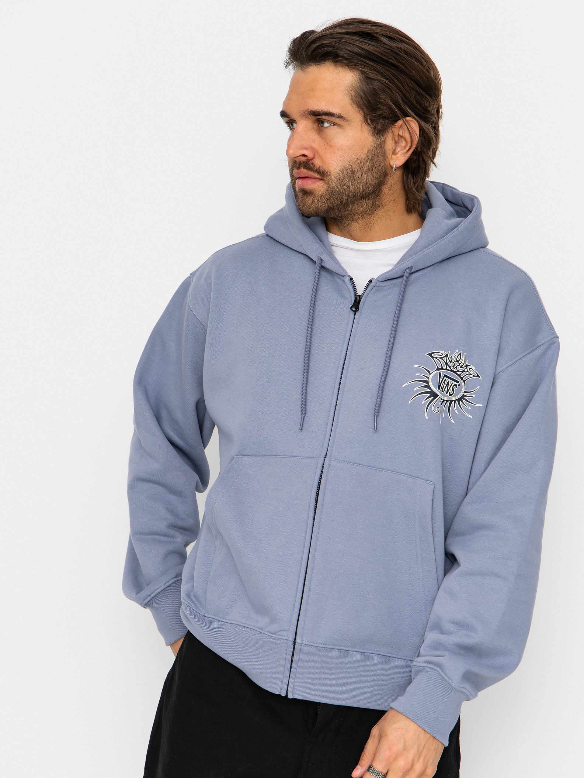 Mikina Vans Torched Full Zip (glacial slate)