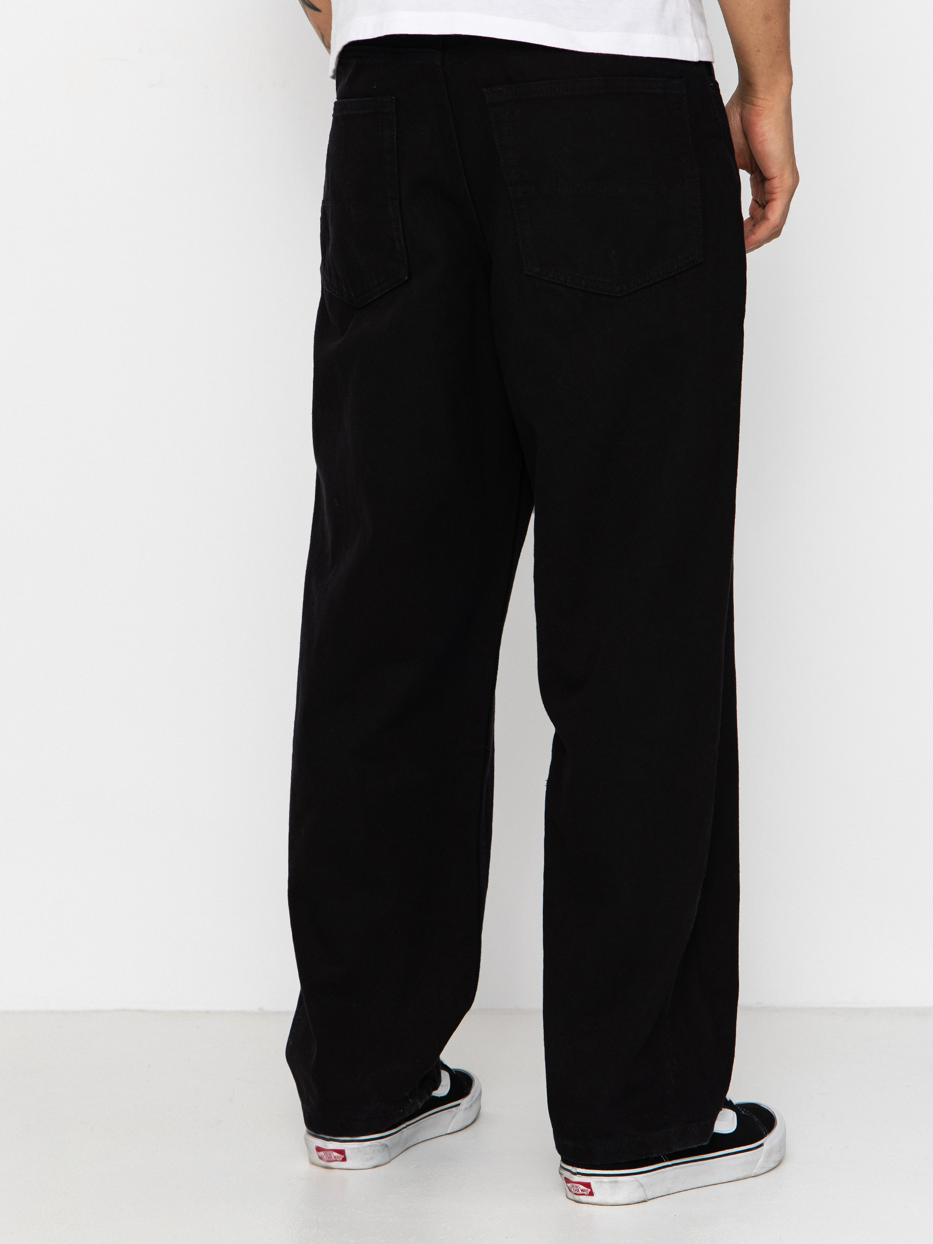 Kalhoty Vans Check 5 Baggy Denim (black)